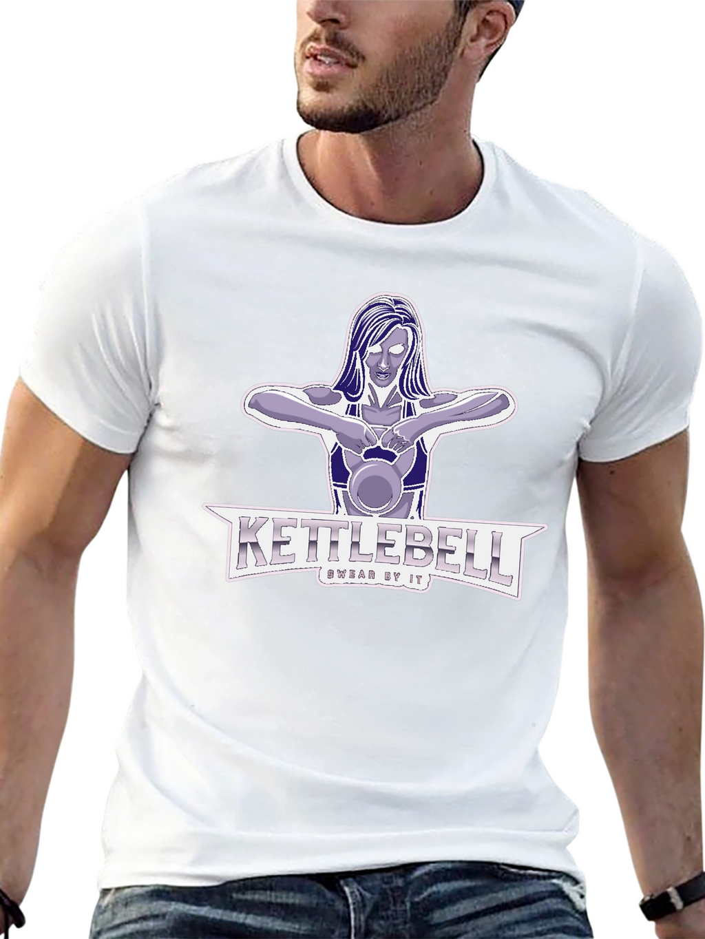 Kettlebell Workout Graphic T-Shirt