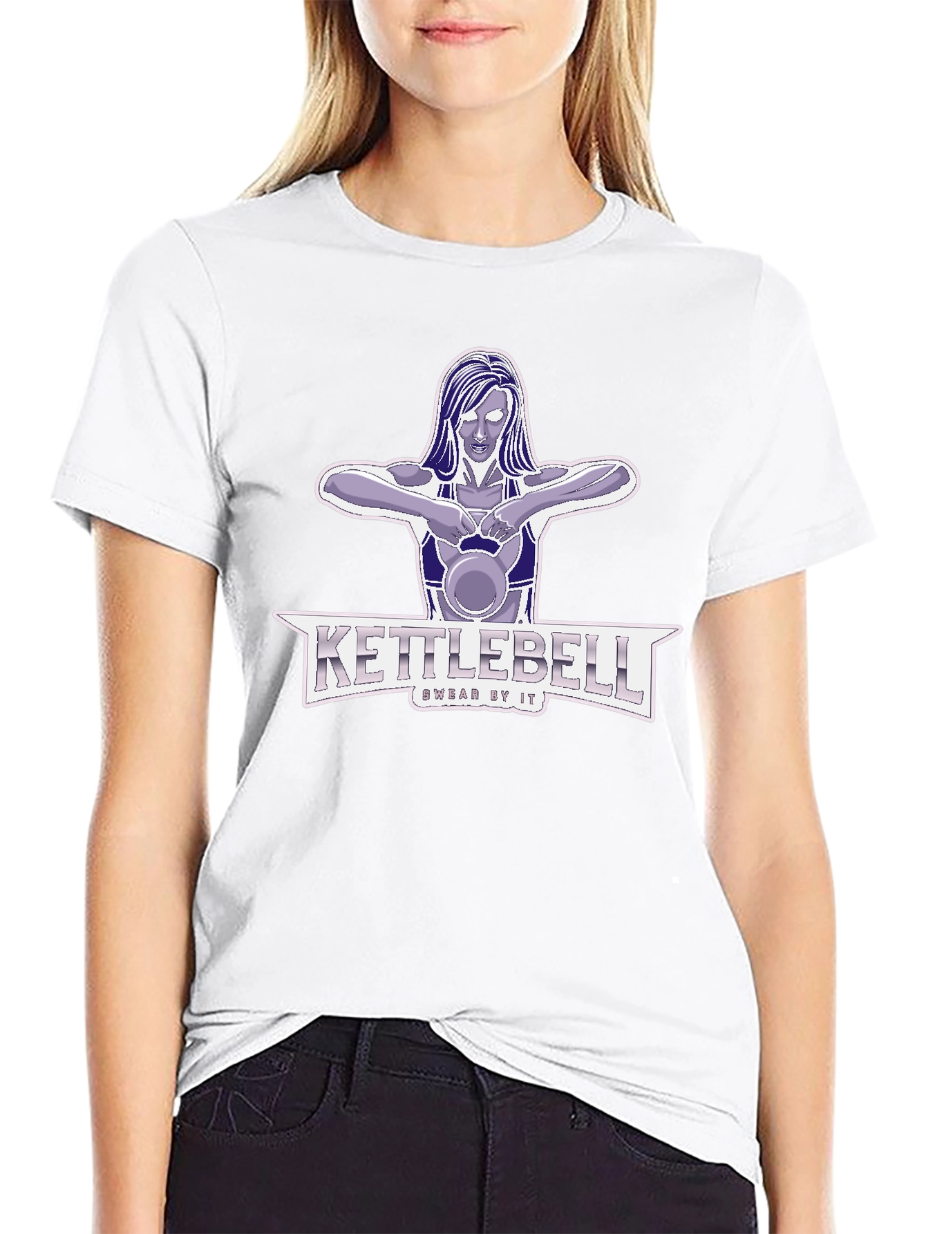 Kettlebell Workout Graphic T-Shirt