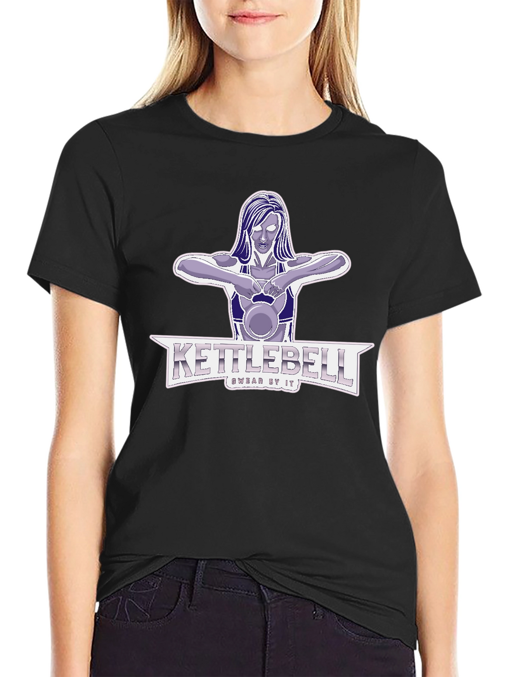 Kettlebell Workout Graphic T-Shirt