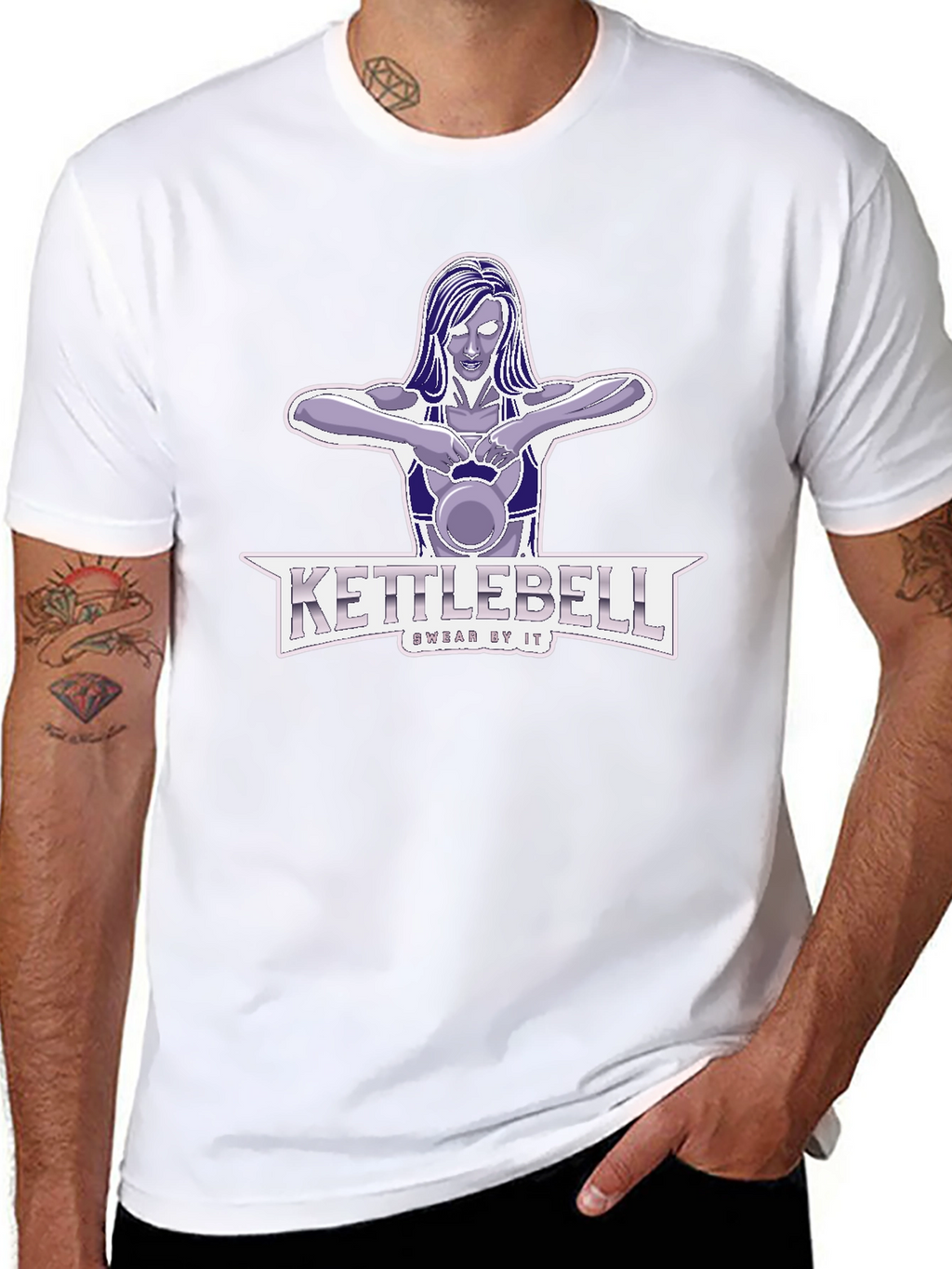Kettlebell Workout Graphic T-Shirt