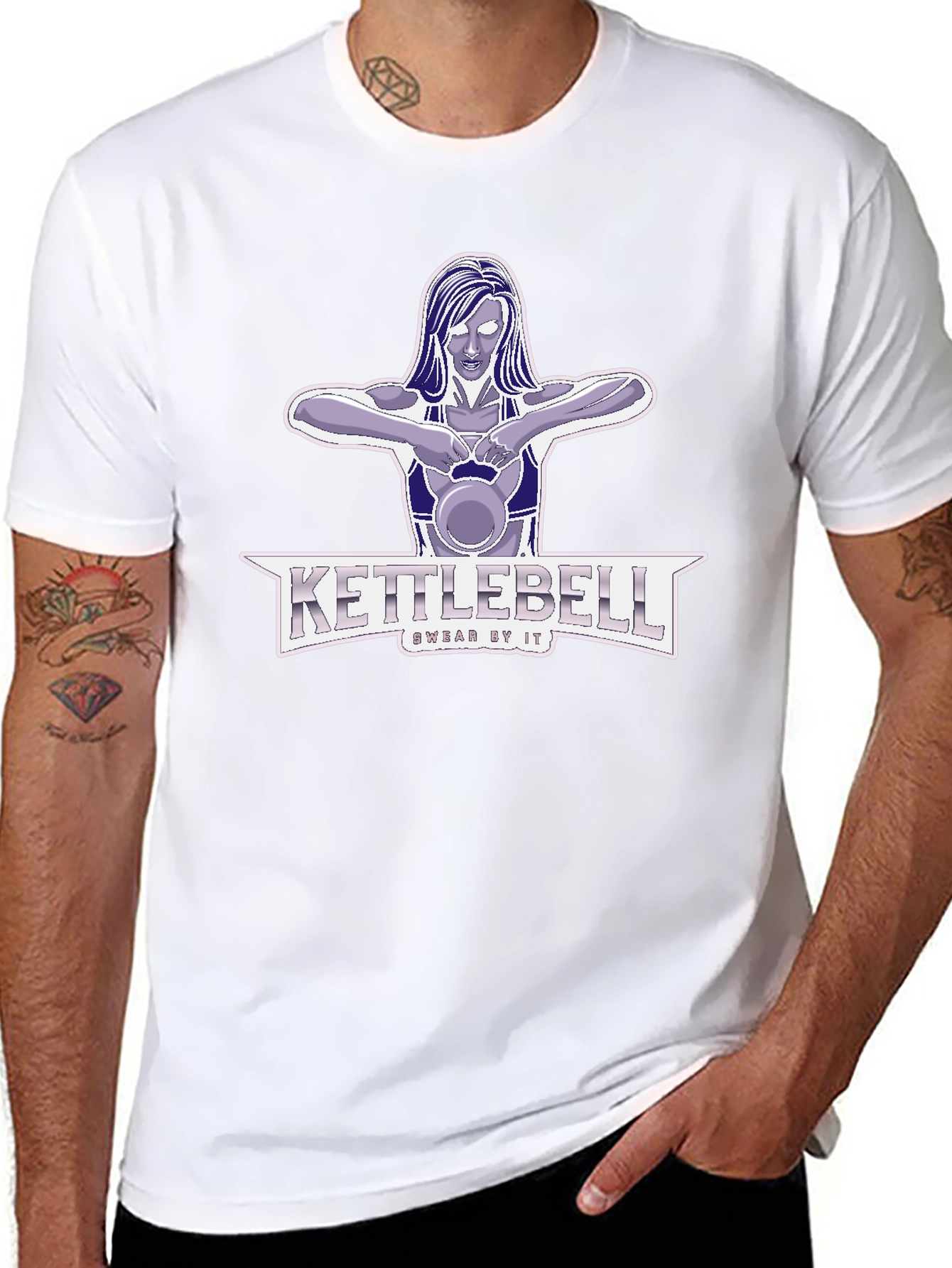 Kettlebell Workout Graphic T-Shirt