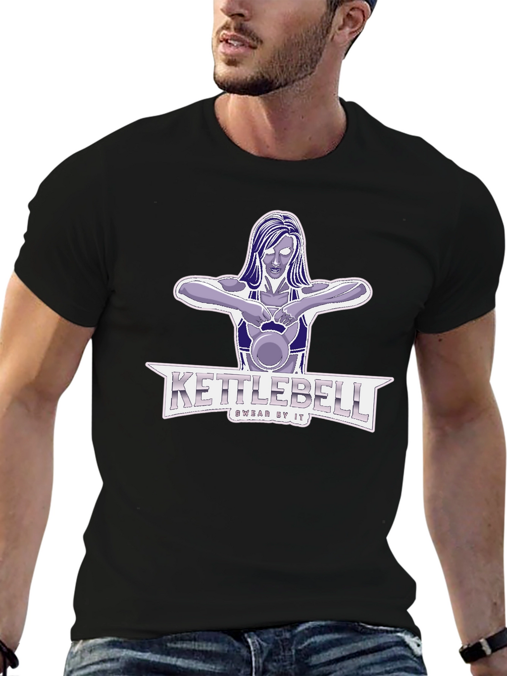 Kettlebell Workout Graphic T-Shirt