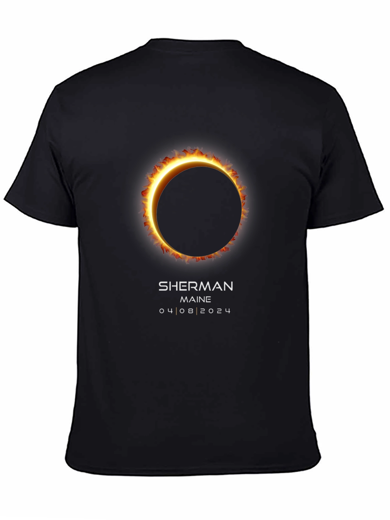 Sherman Maine Total Solar Eclipse 2024 T-Shirt