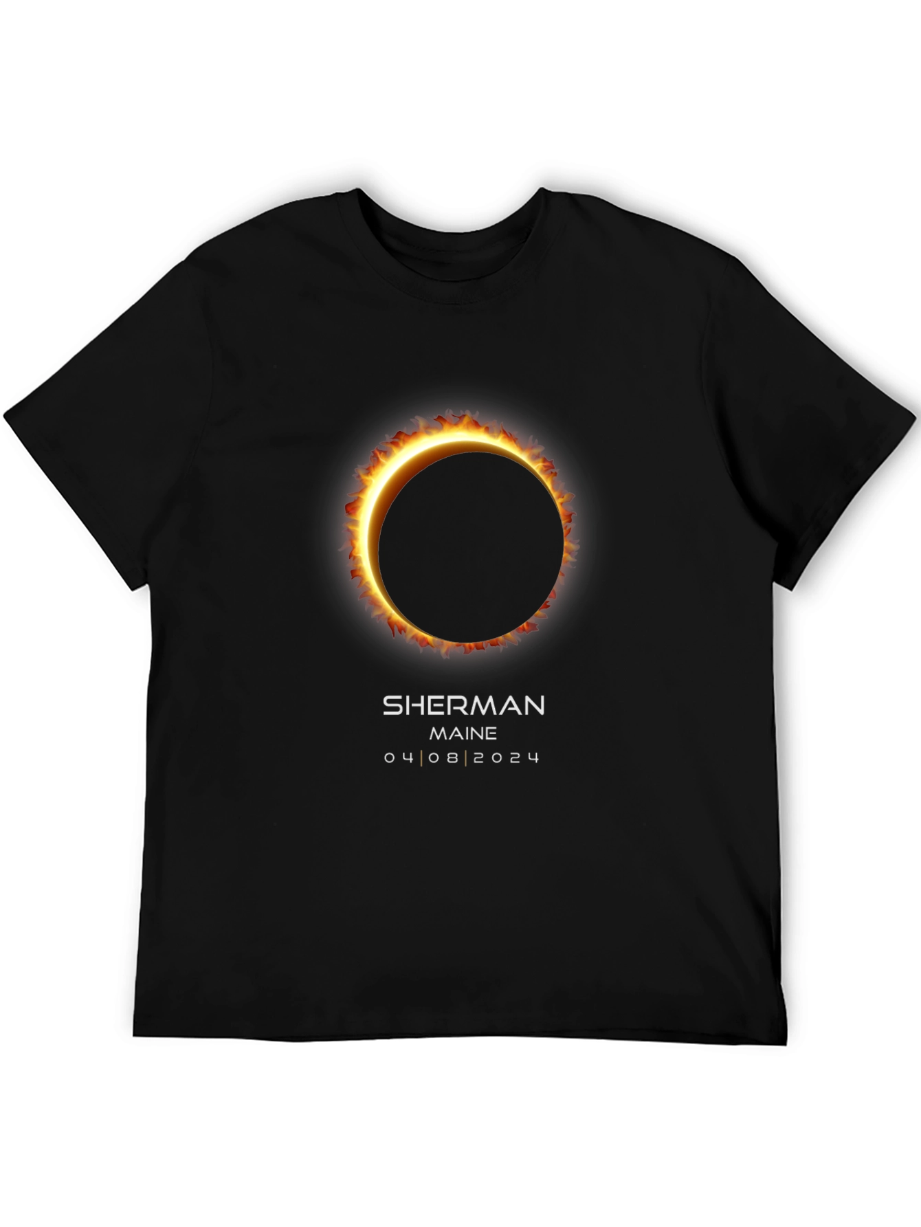 Sherman Maine Total Solar Eclipse 2024 T-Shirt