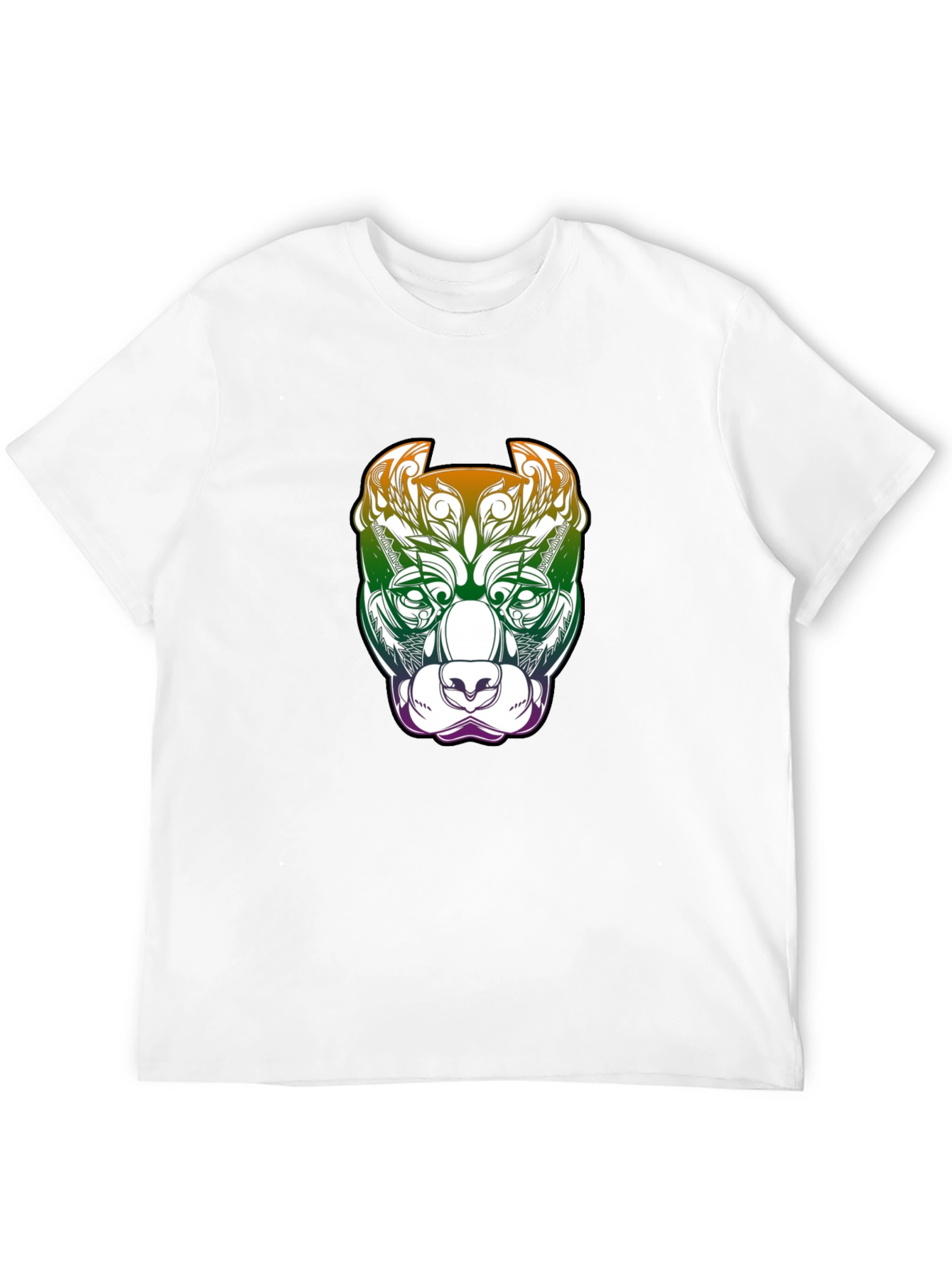 Pitbull Dog Graphic T-Shirt - Black