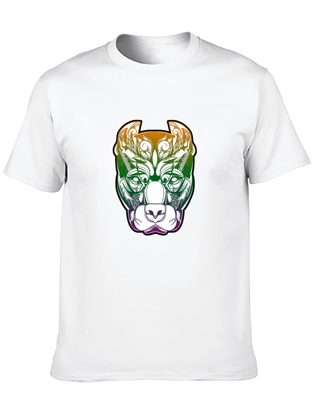 Pitbull Dog Graphic T-Shirt - Black