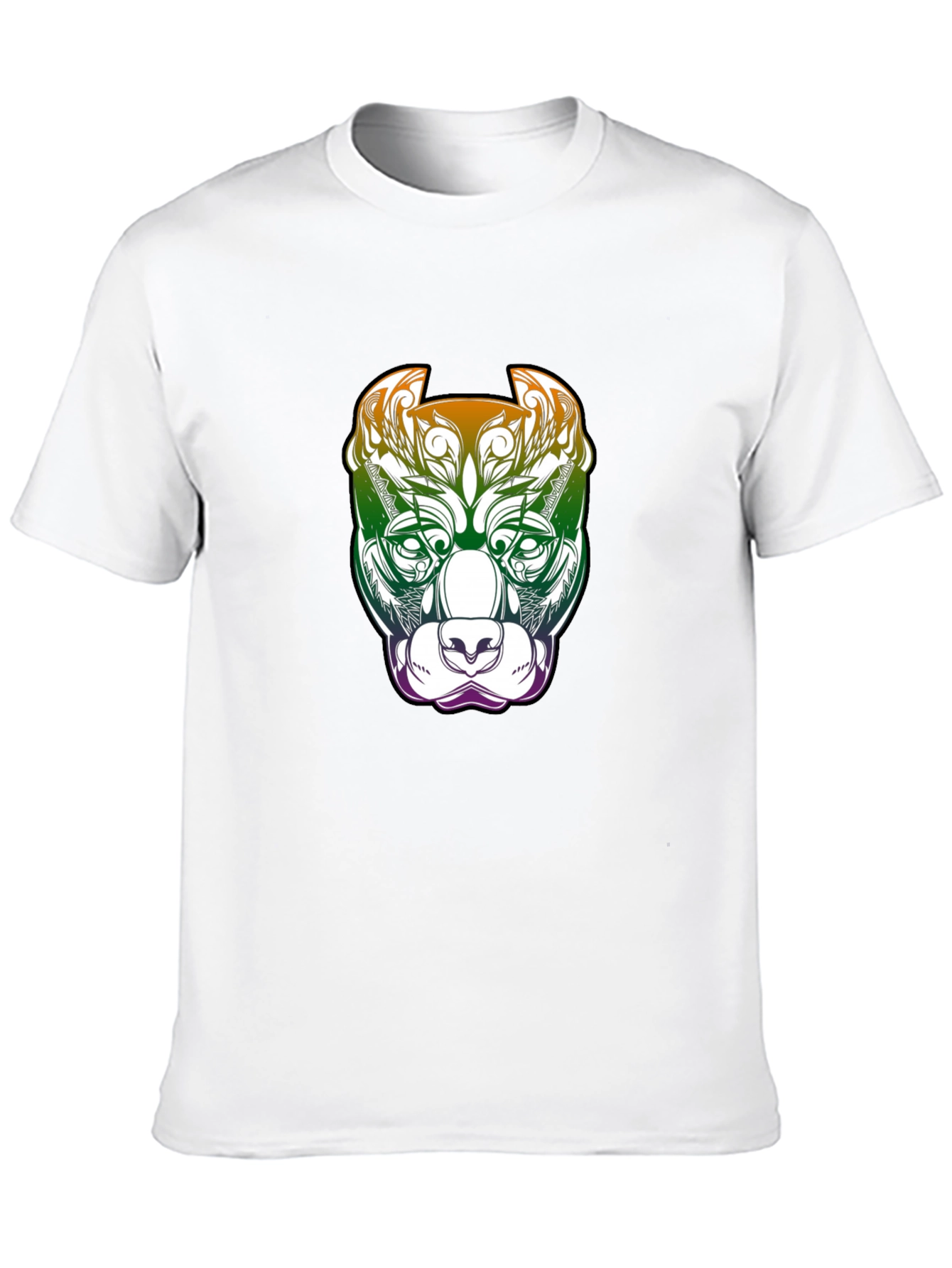Pitbull Dog Graphic T-Shirt - Black