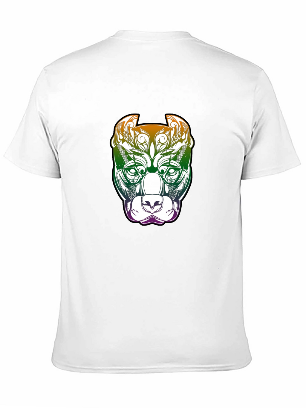 Pitbull Dog Graphic T-Shirt - Black