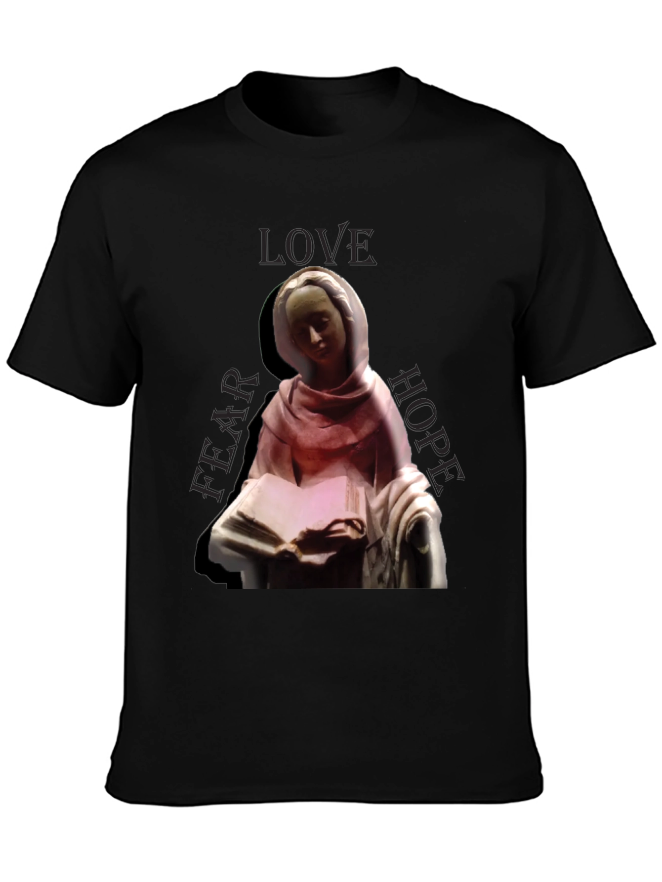Madonna Love Hope Fear Graphic T-Shirt