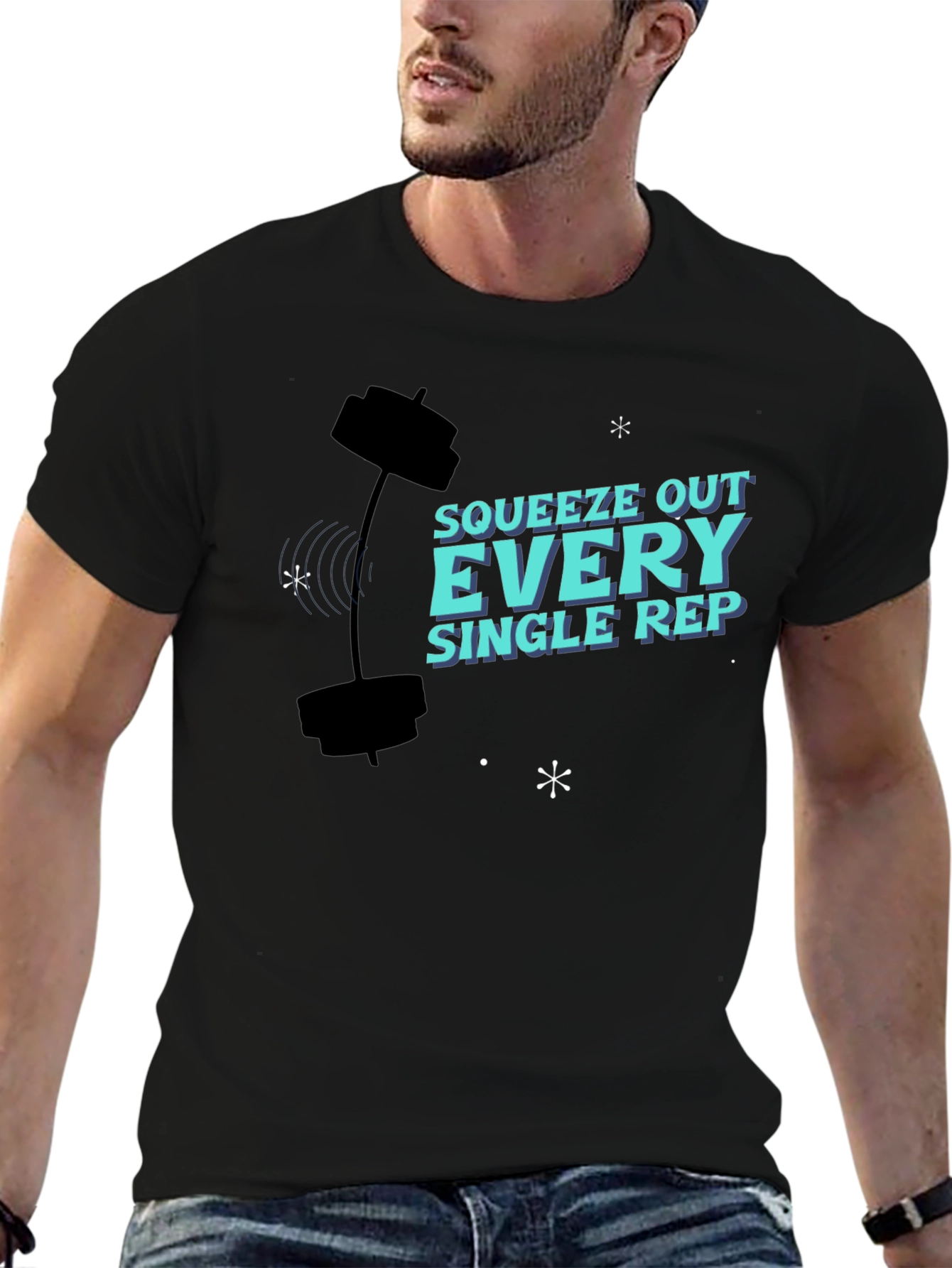 Squeeze Out Every Rep T-Shirt Gym Workout Apparel