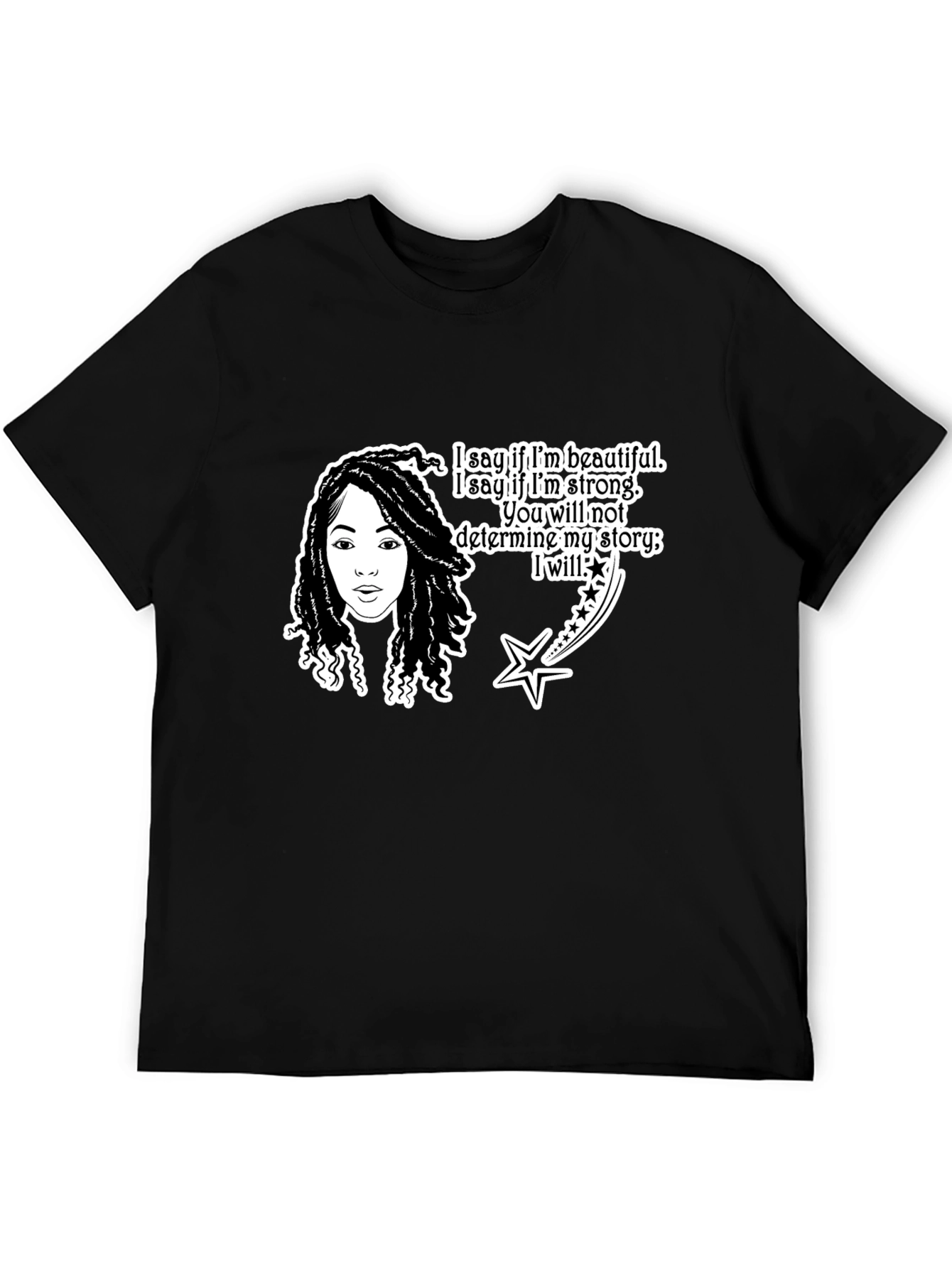 Empowered Woman Black T-Shirt