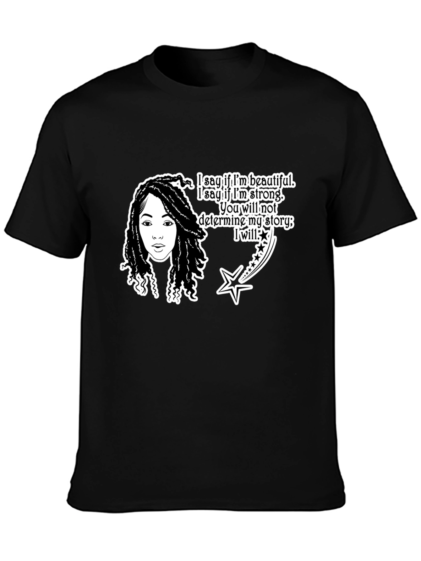 Empowered Woman Black T-Shirt