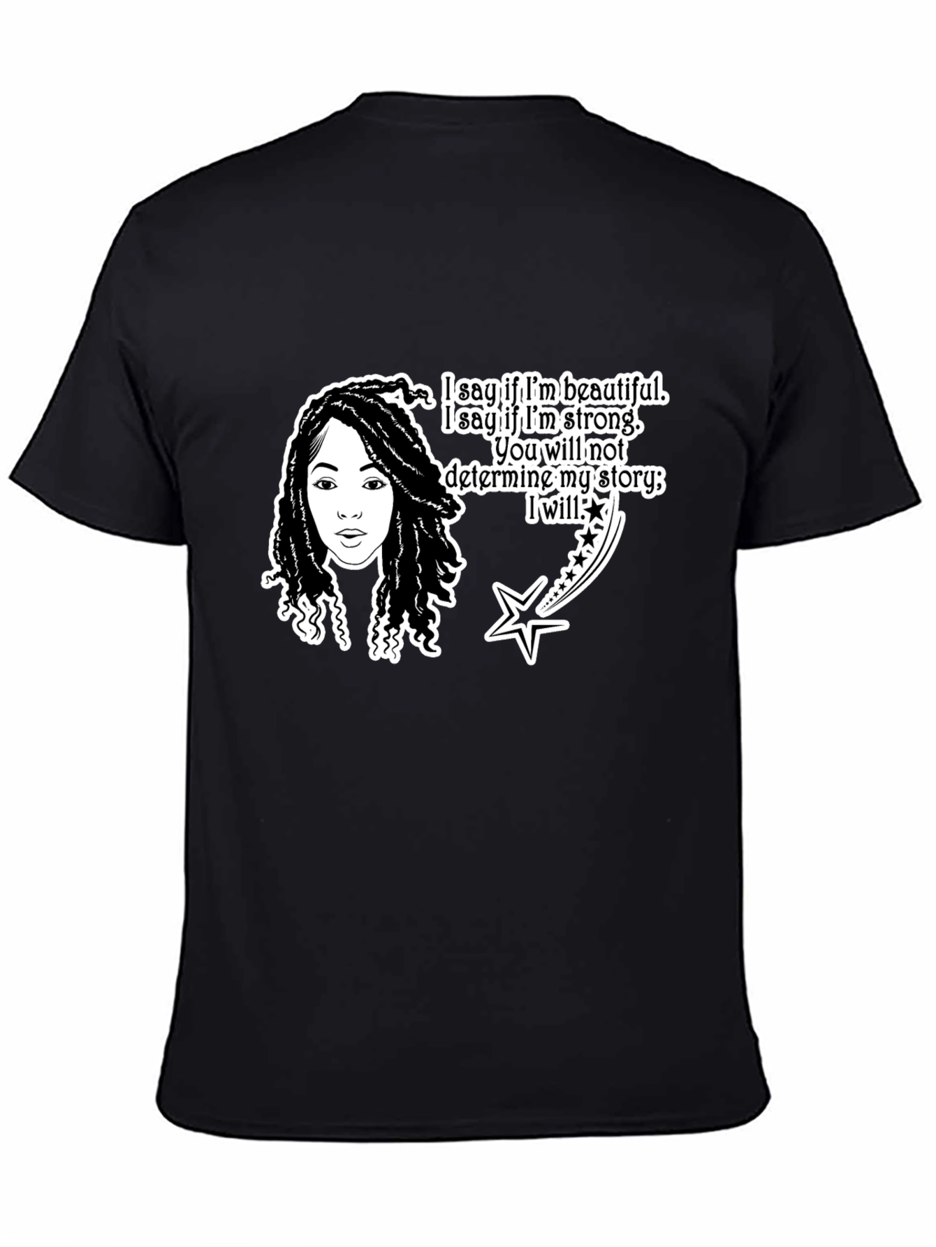Empowered Woman Black T-Shirt