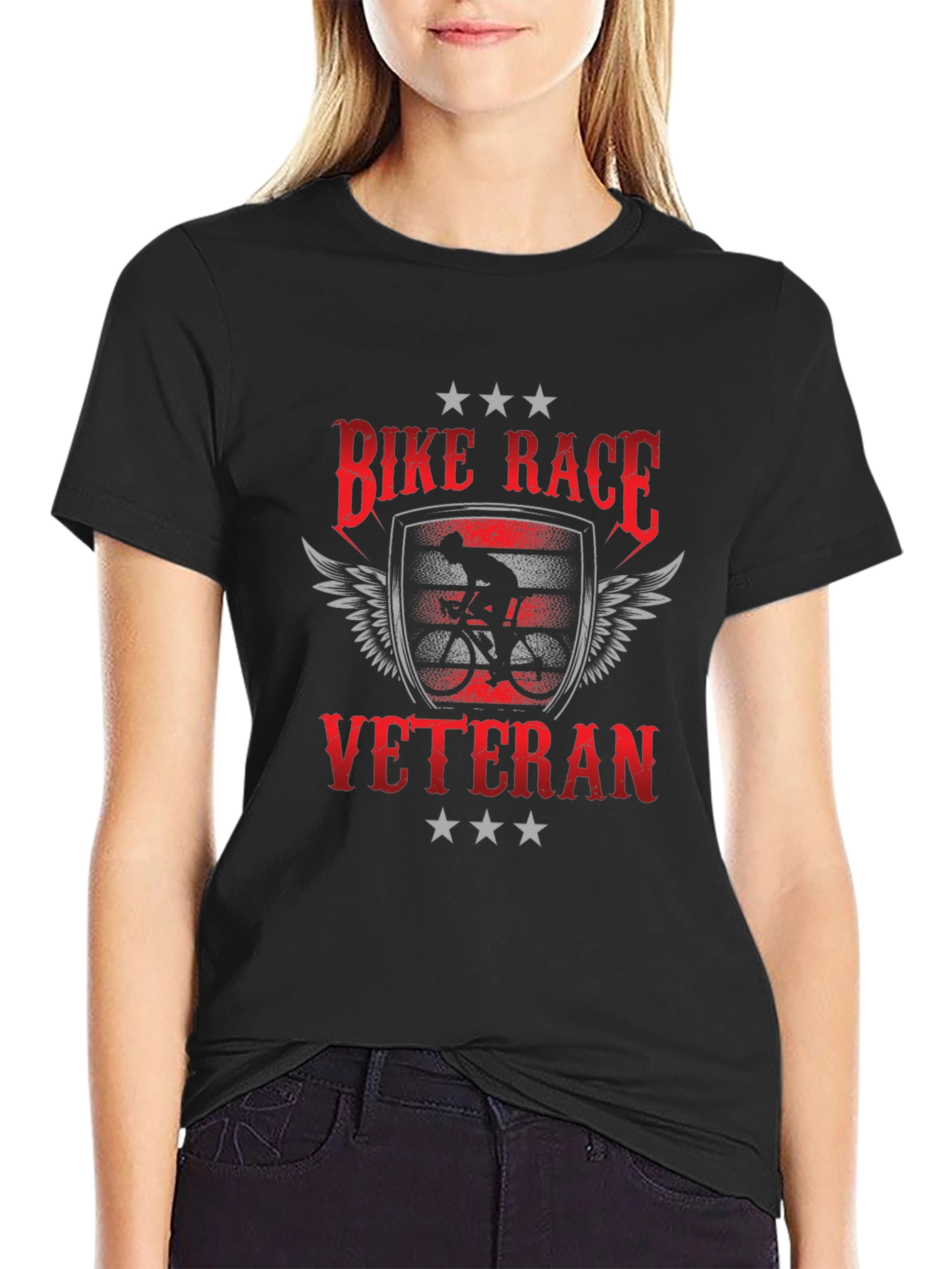 Bike Race Veteran Graphic T-Shirt