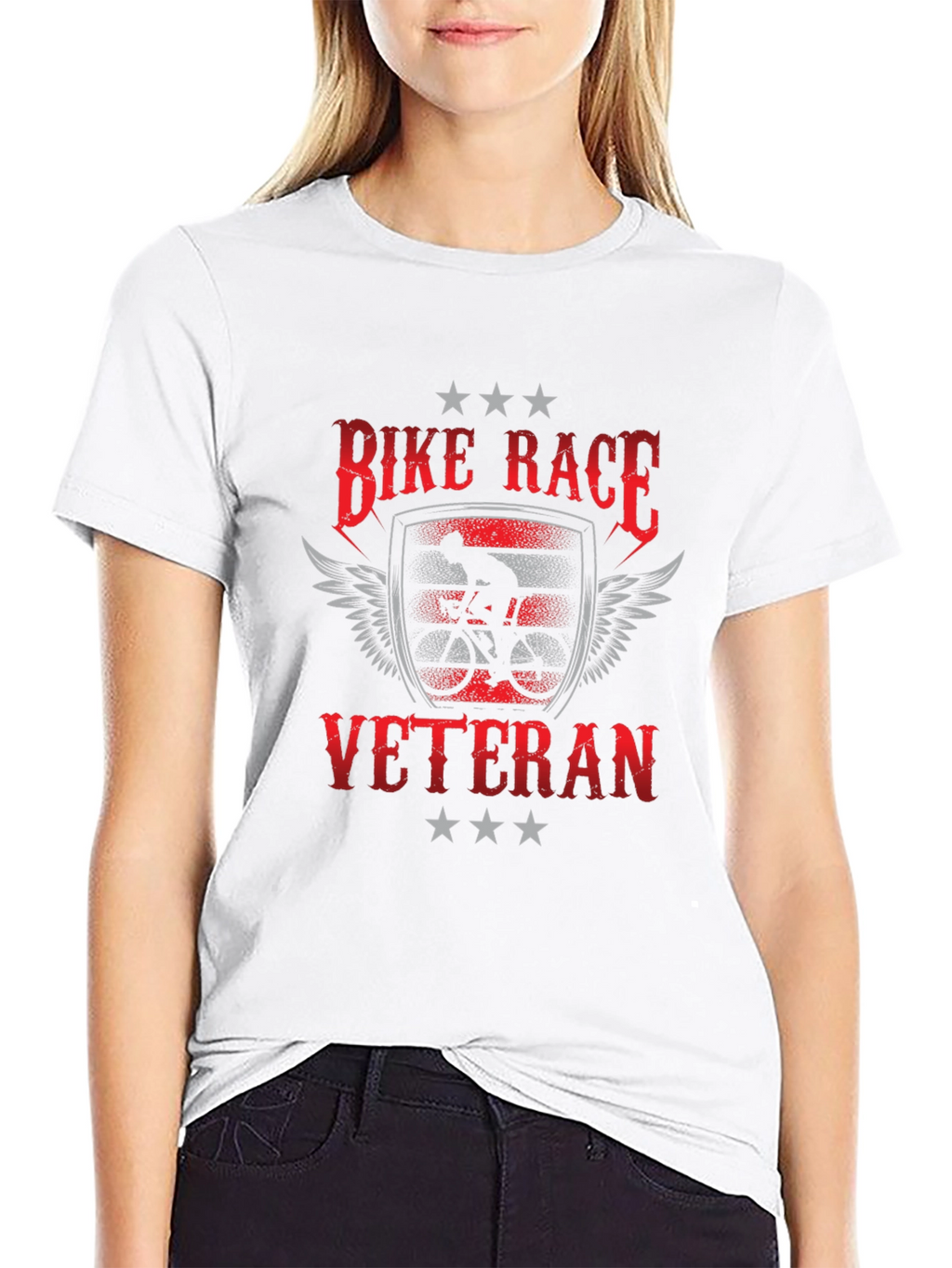 Bike Race Veteran Graphic T-Shirt