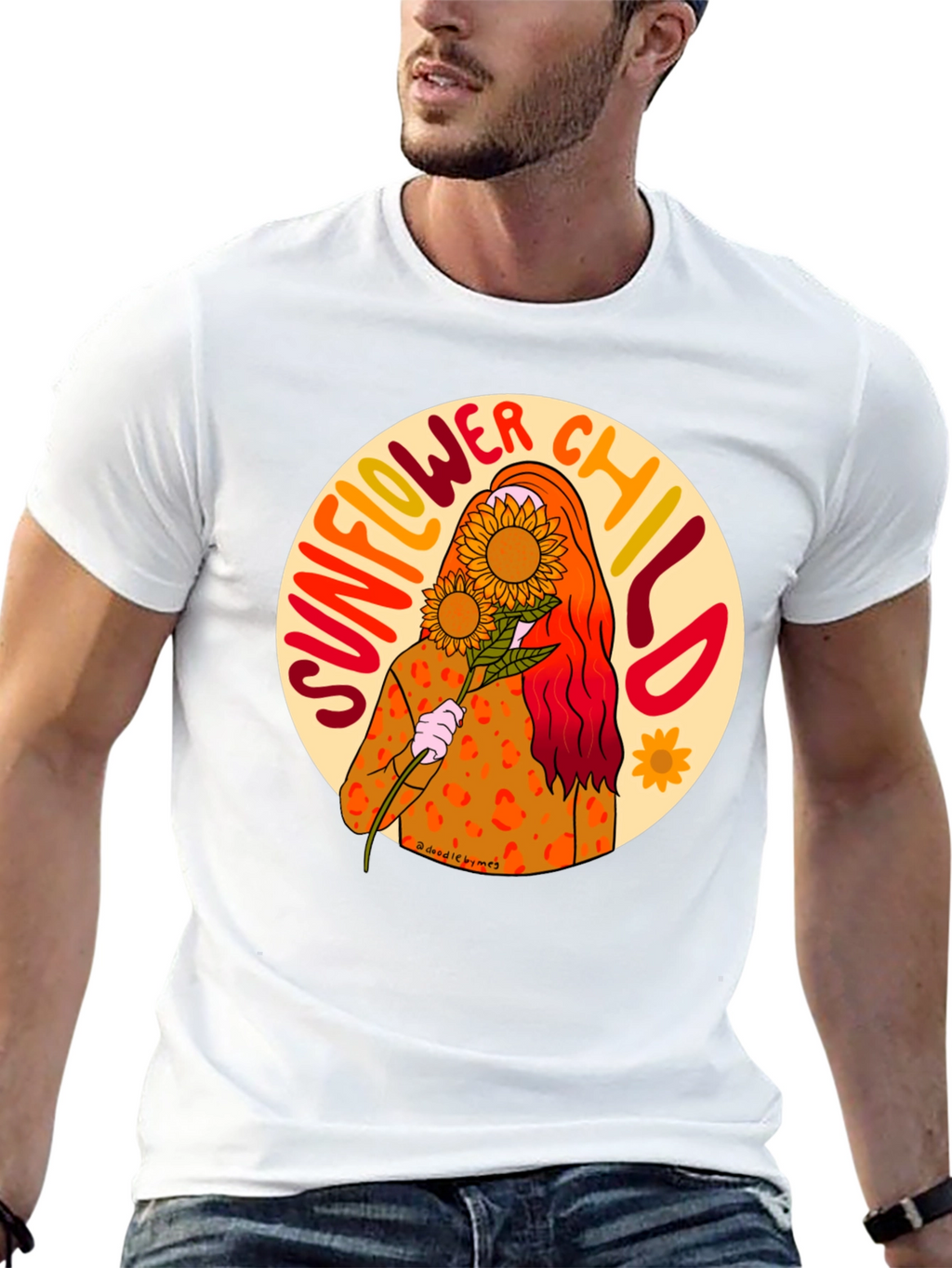Sunflower Child Graphic T-Shirt