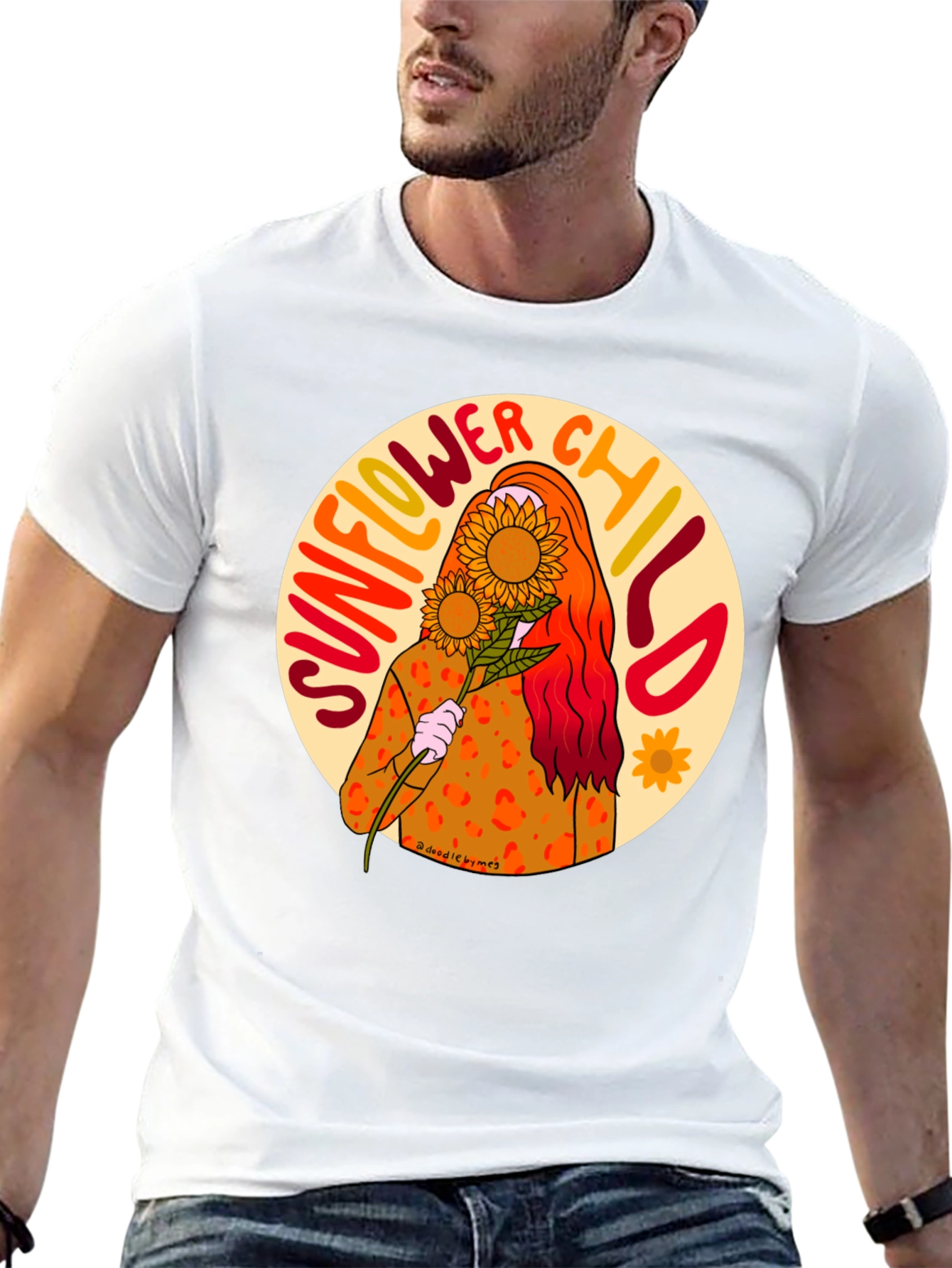 Sunflower Child Graphic T-Shirt