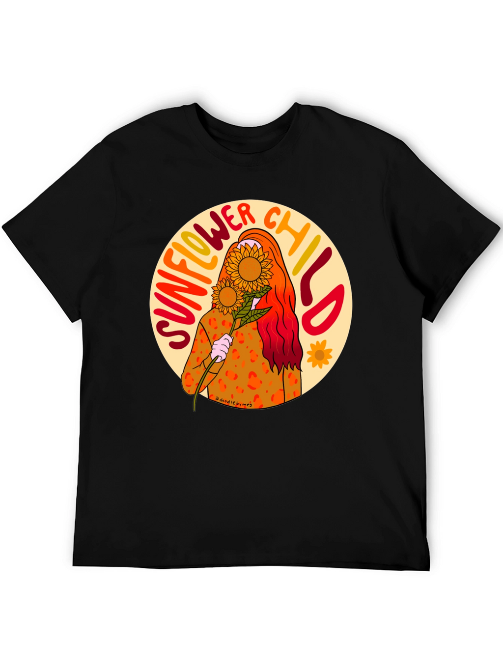 Sunflower Child Graphic T-Shirt