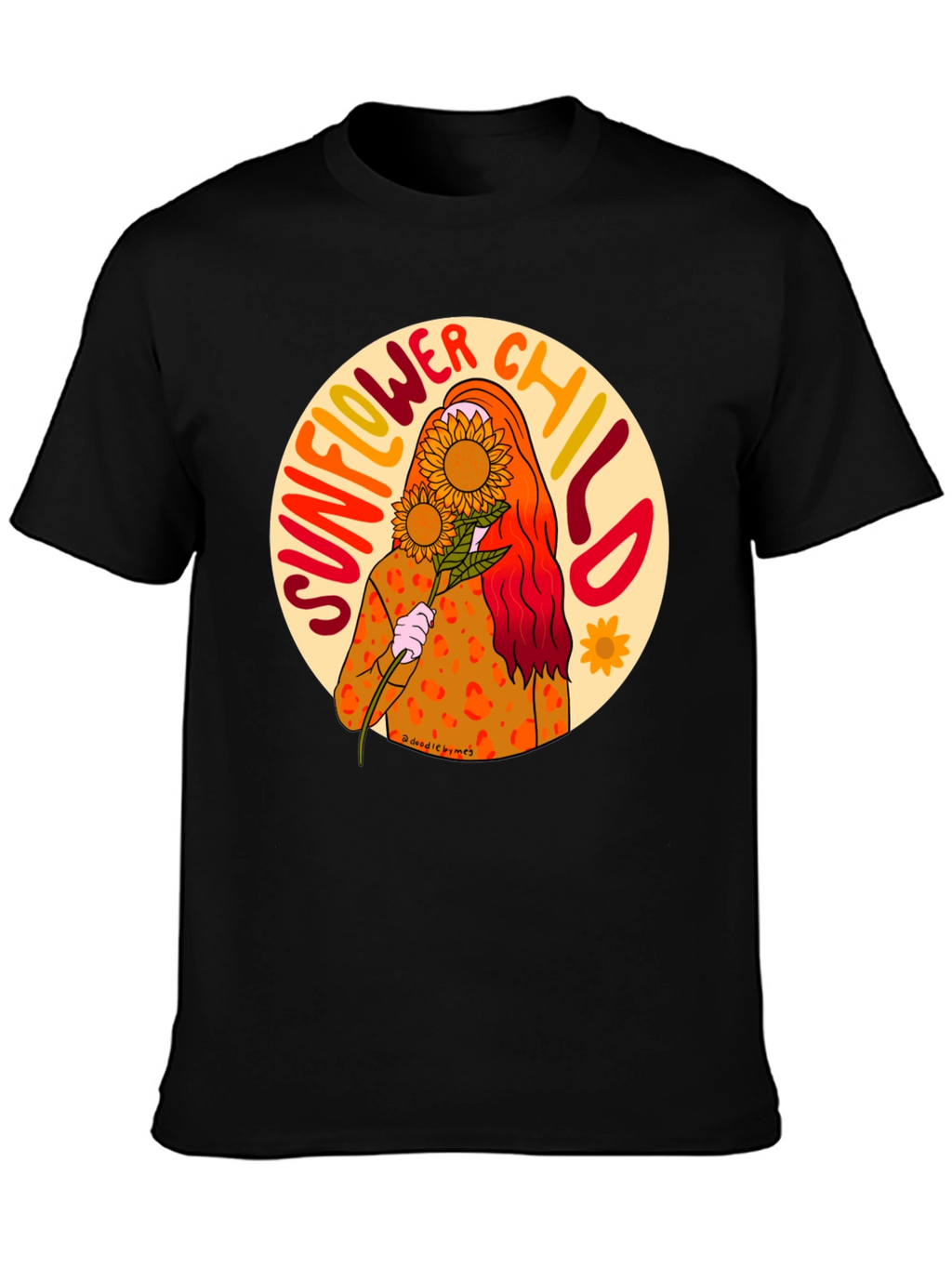 Sunflower Child Graphic T-Shirt