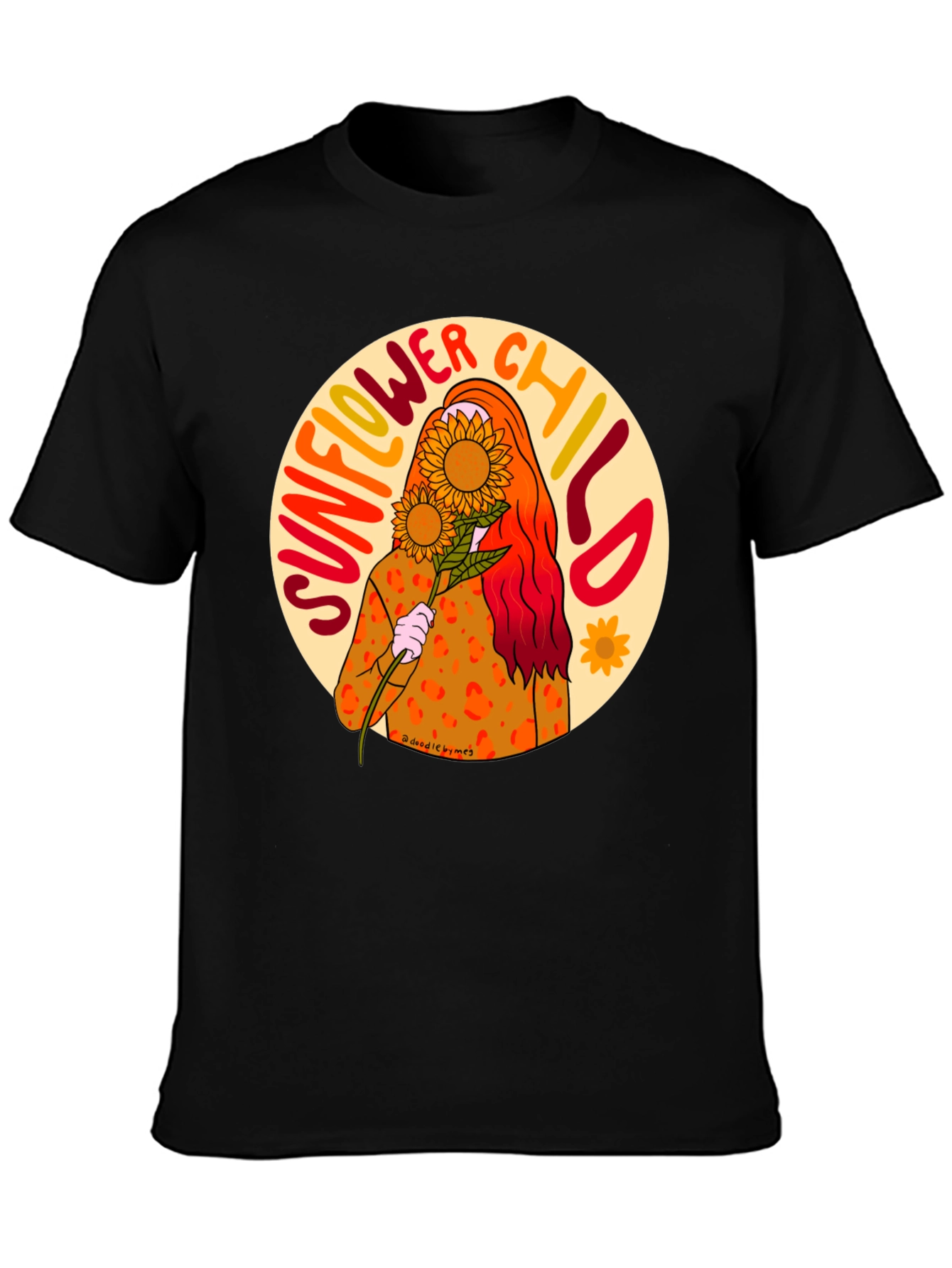Sunflower Child Graphic T-Shirt