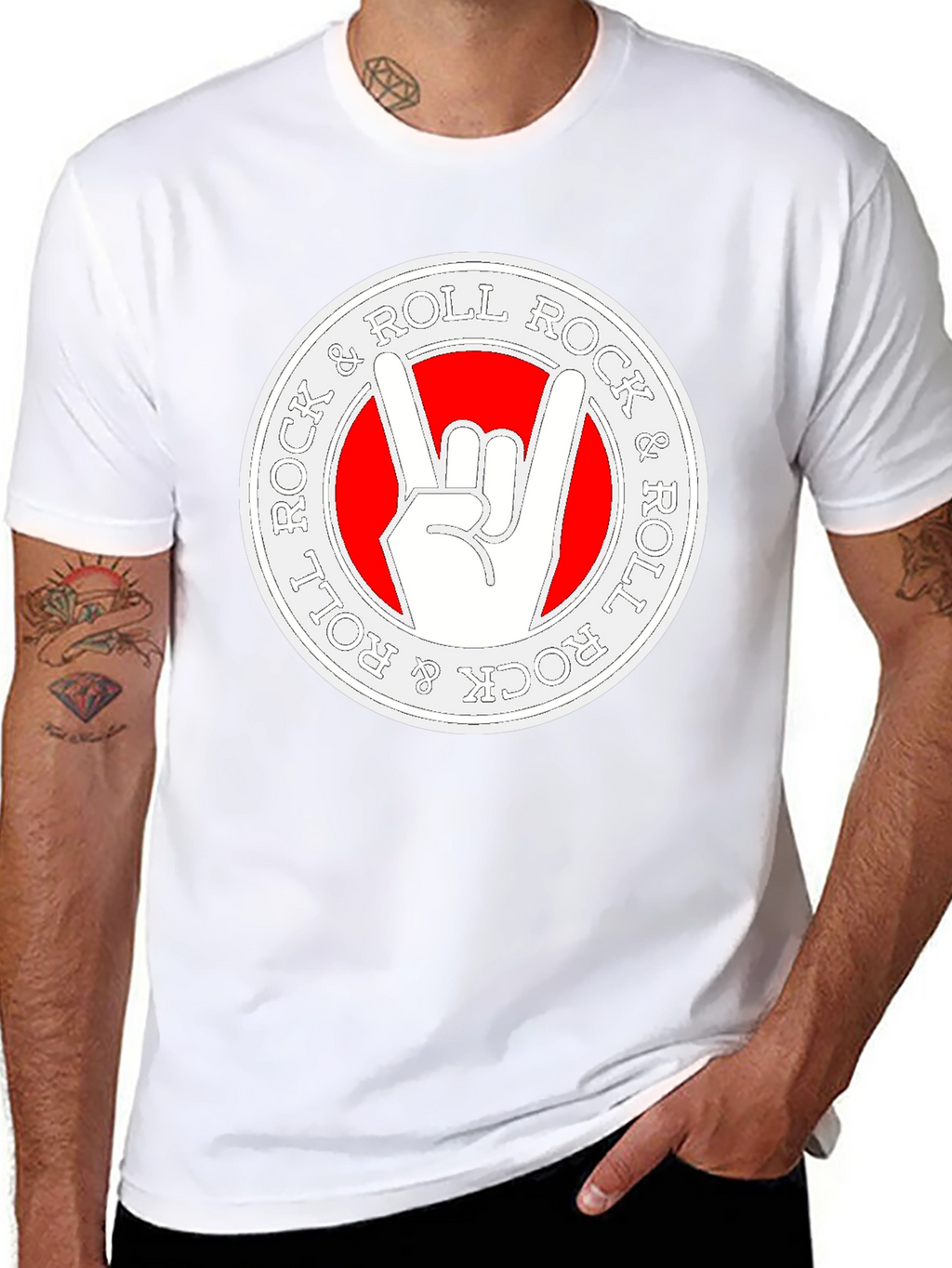 Rock & Roll Graphic Tee - Classic Style