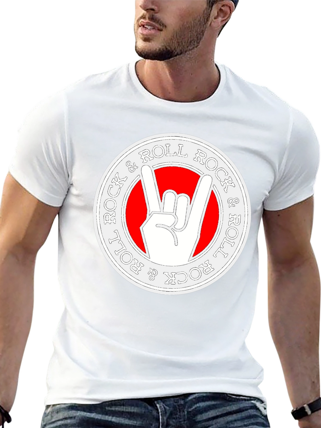 Rock & Roll Graphic Tee - Classic Style