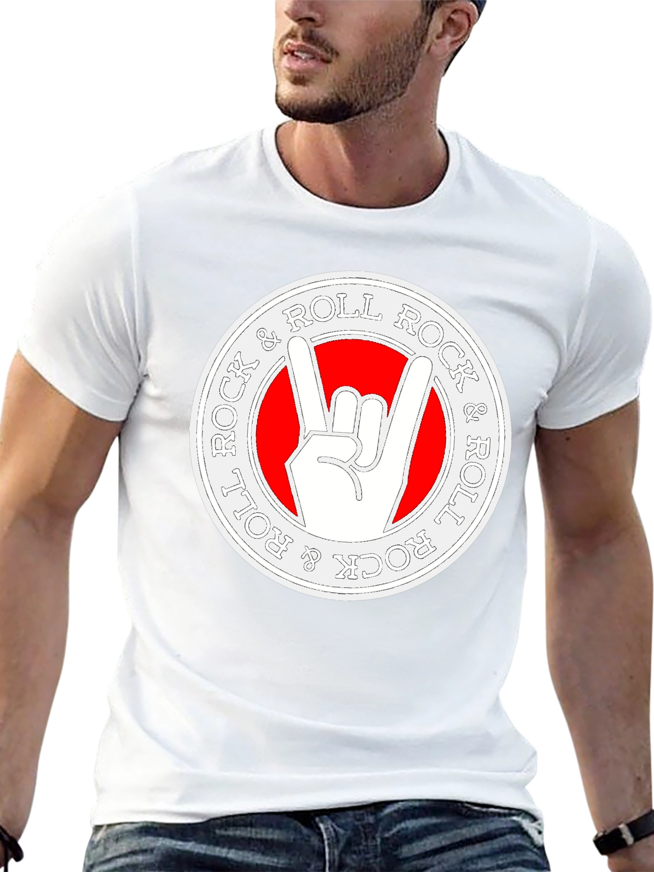 Rock & Roll Graphic Tee - Classic Style