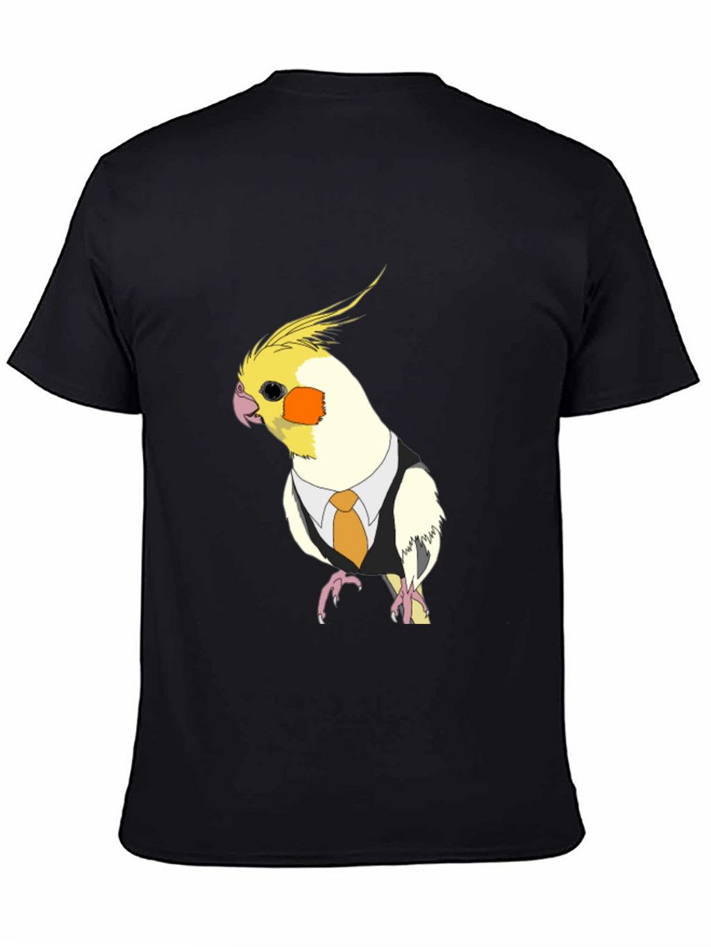 Cockatiel in Suit T-Shirt - Funny Bird Tee