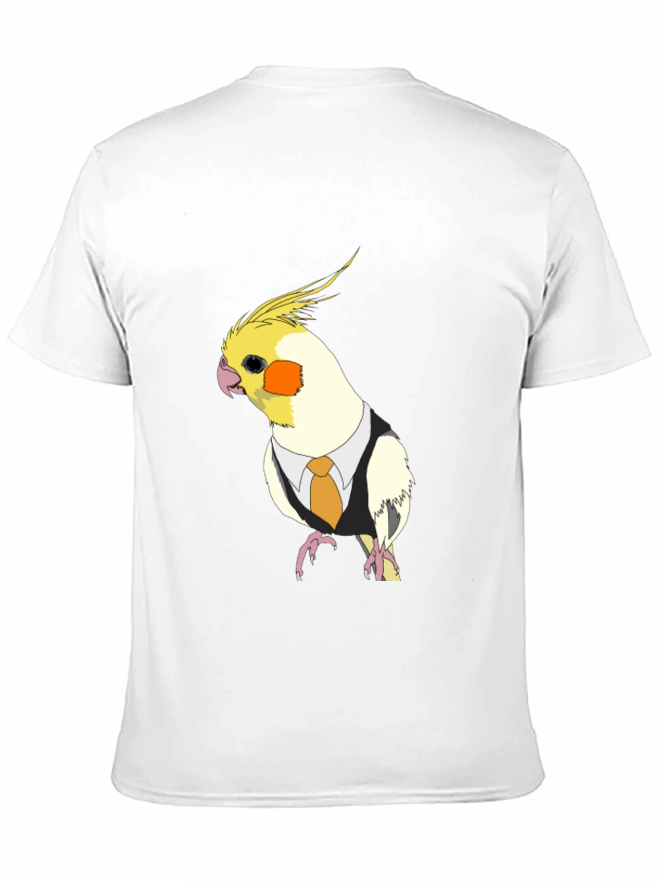 Cockatiel in Suit T-Shirt - Funny Bird Tee