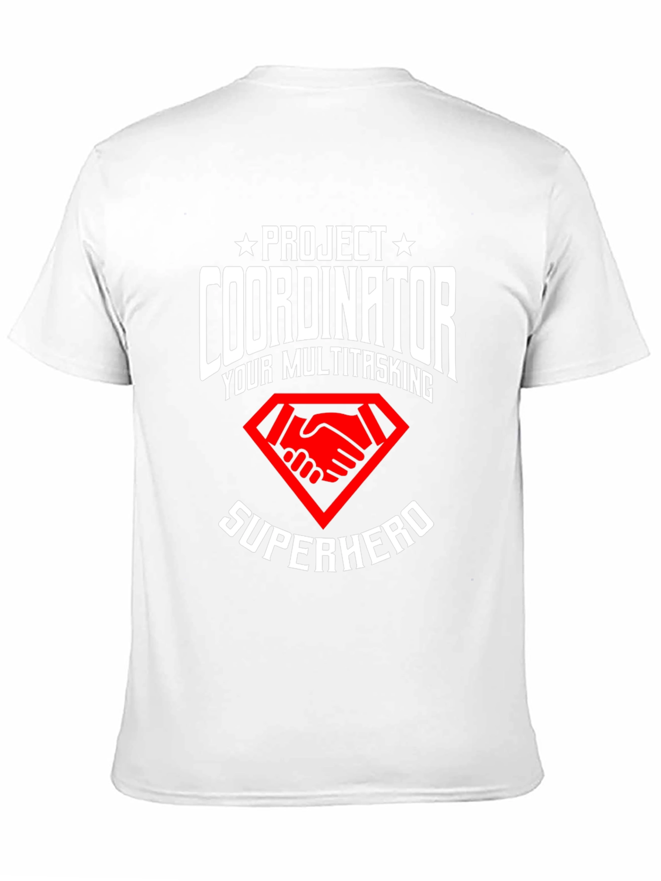 Project Coordinator Superhero Black T-Shirt