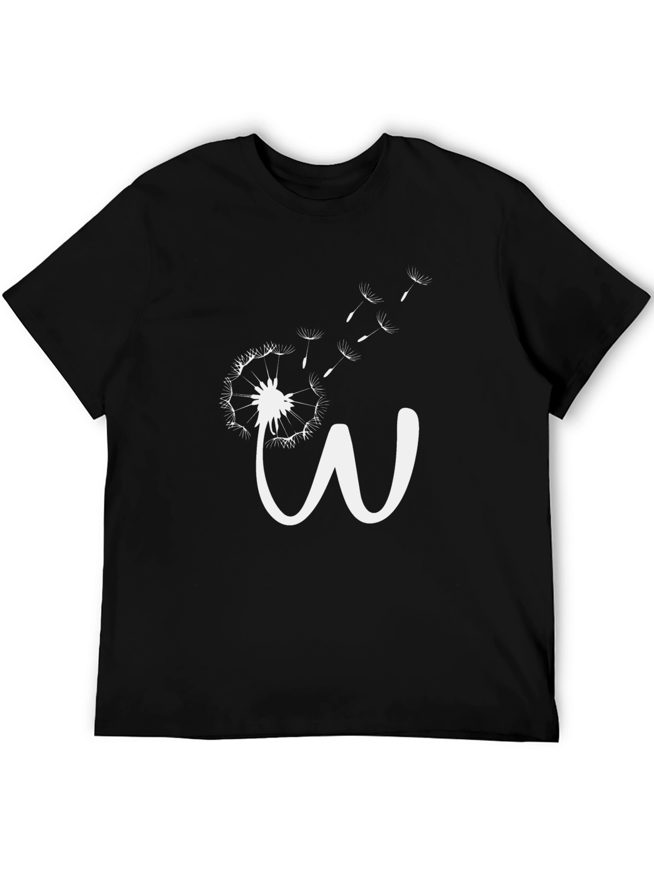 Dandelion W Graphic Tee - Stylish Black T-Shirt