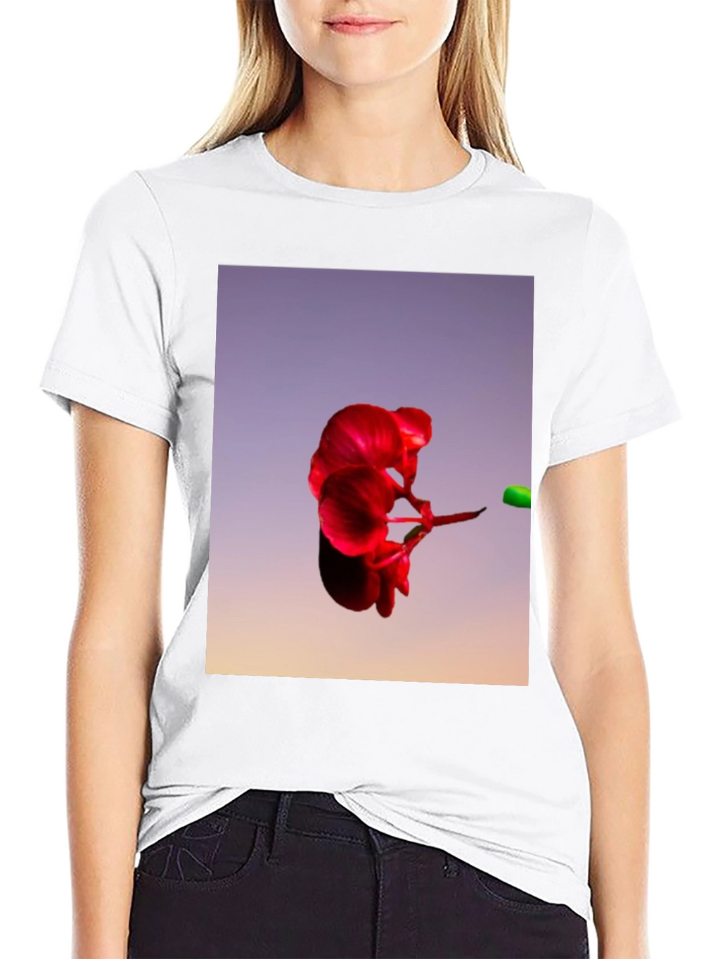 Abstract Floral T-Shirt - Bold Graphic Tee