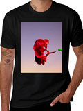 Abstract Floral T-Shirt - Bold Graphic Tee
