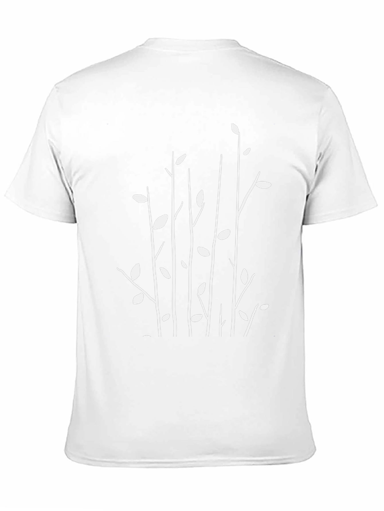 Nature Inspired Graphic Tee - Black Cotton Blend