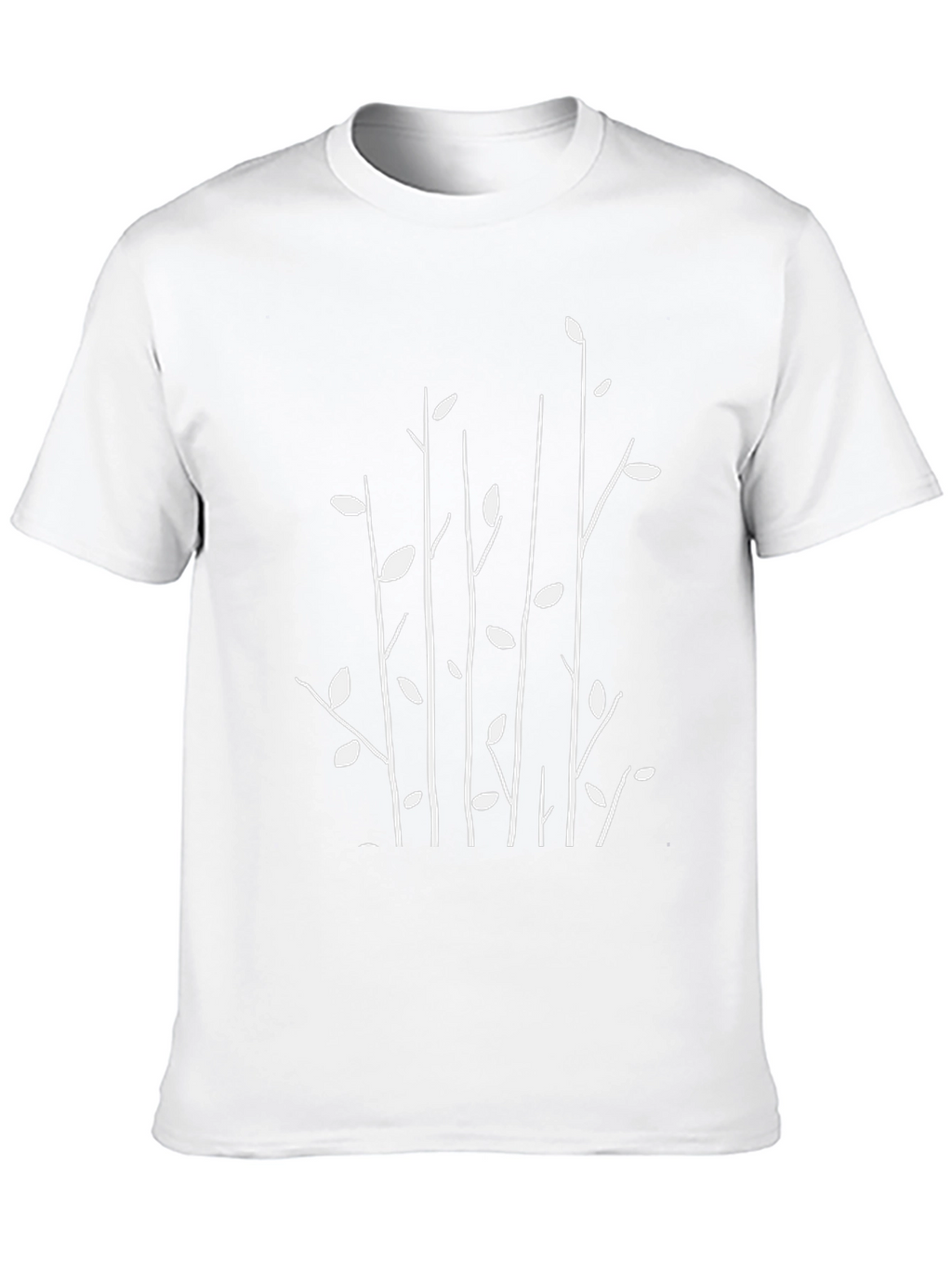 Nature Inspired Graphic Tee - Black Cotton Blend