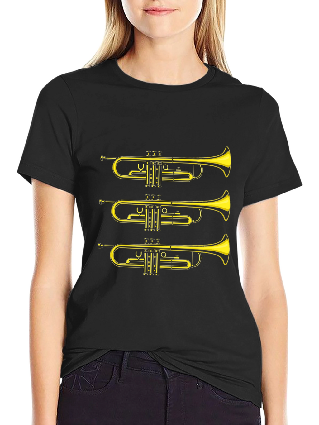 Trumpet Graphic Tee - Musician T-Shirt