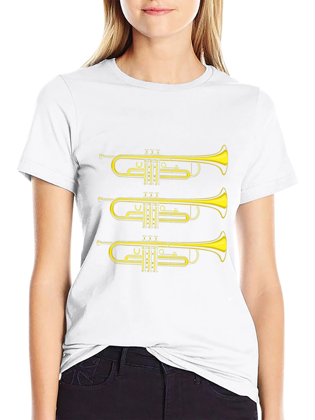 Trumpet Graphic Tee - Musician T-Shirt