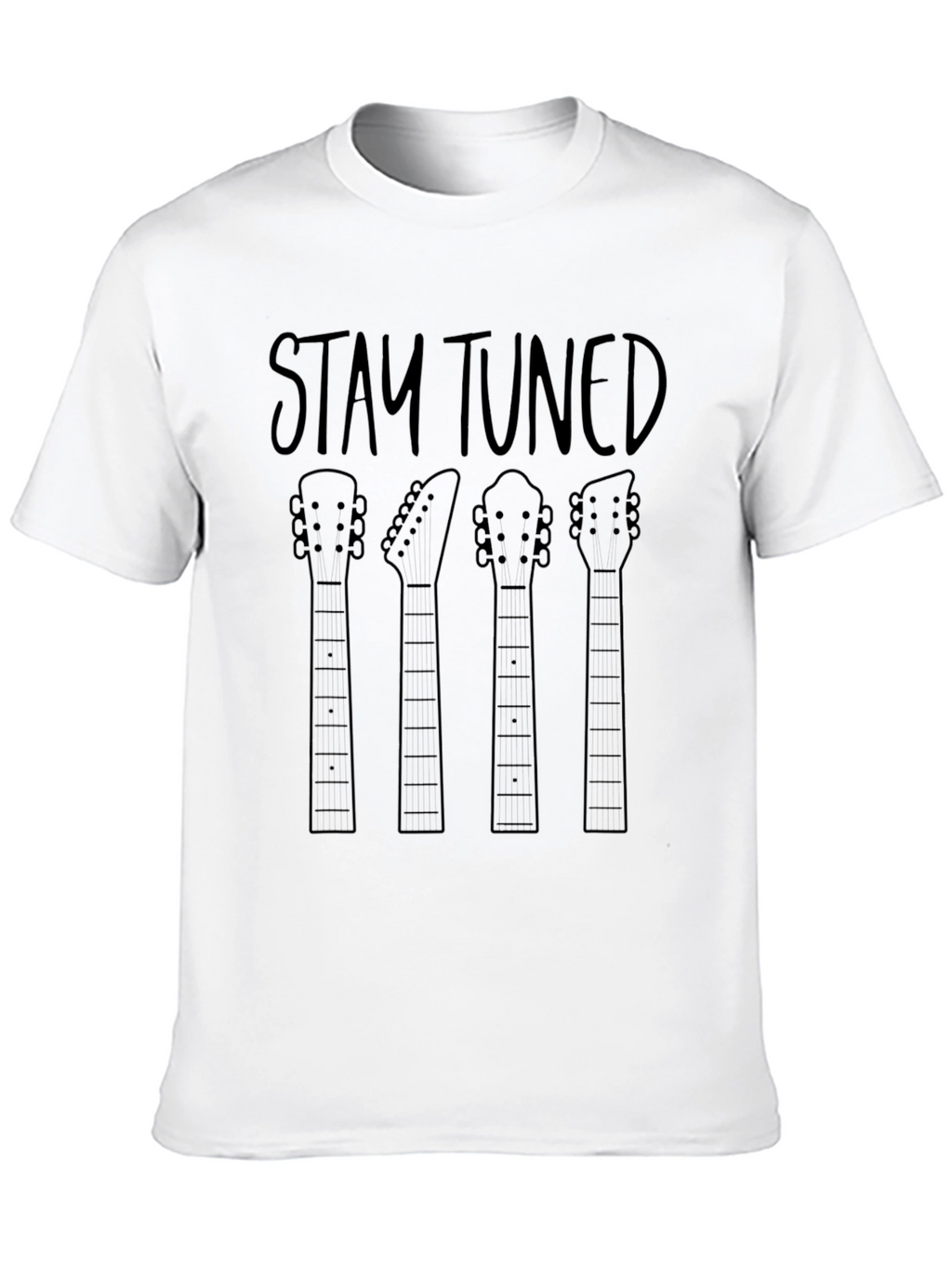 Stay Tuned Guitar Head T-Shirt