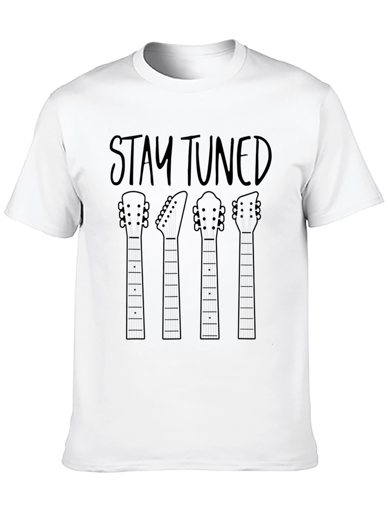 Stay Tuned Guitar Head T-Shirt
