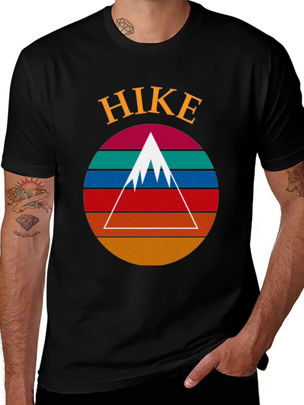 Retro Hike Mountain Graphic Tee