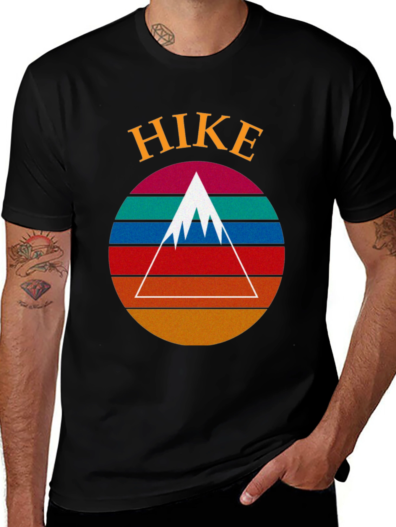 Retro Hike Mountain Graphic Tee
