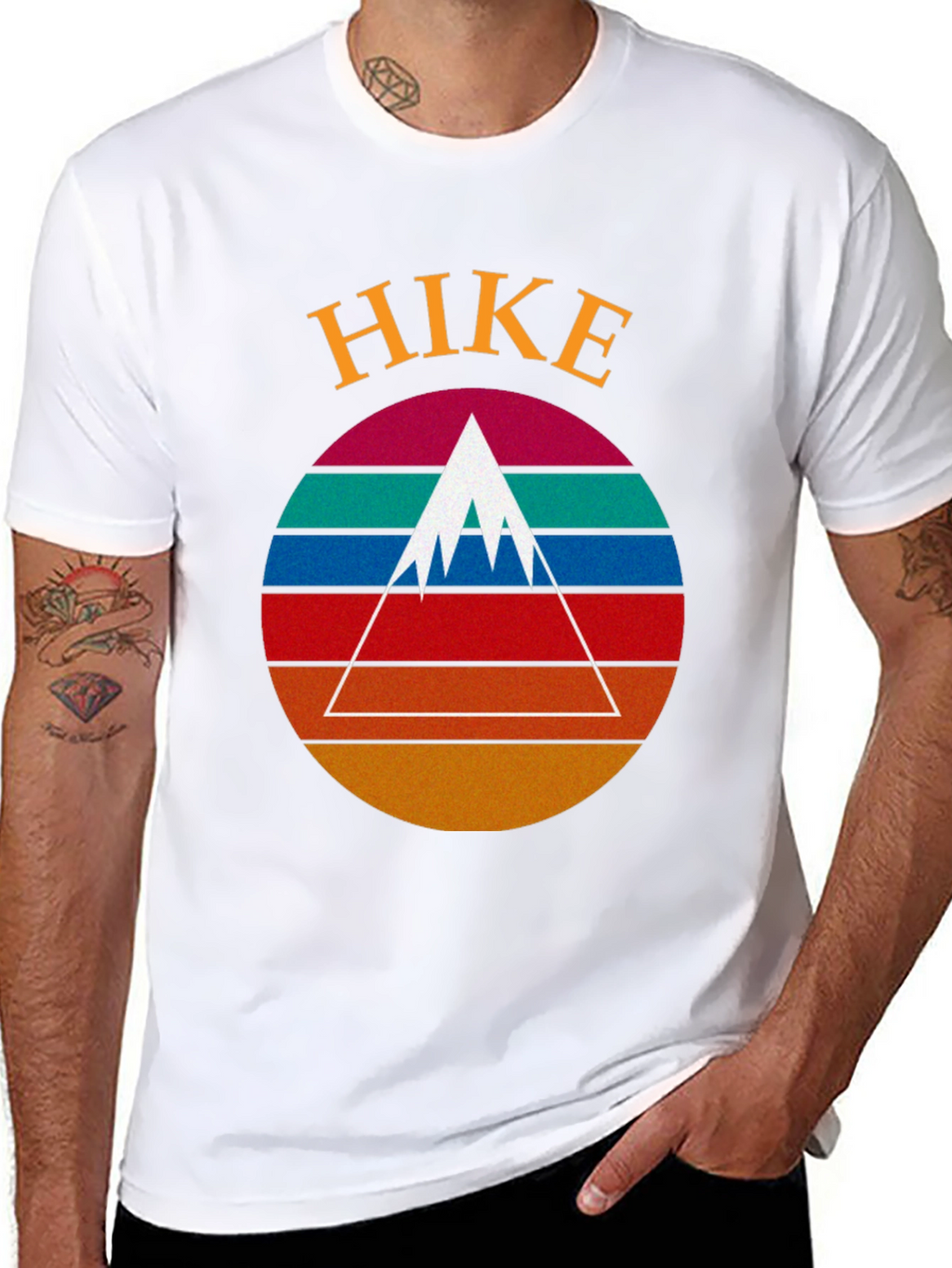 Retro Hike Mountain Graphic Tee