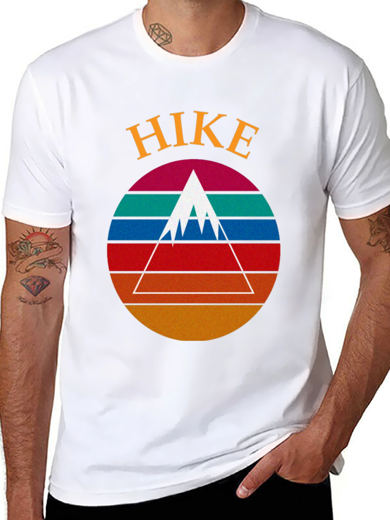 Retro Hike Mountain Graphic Tee