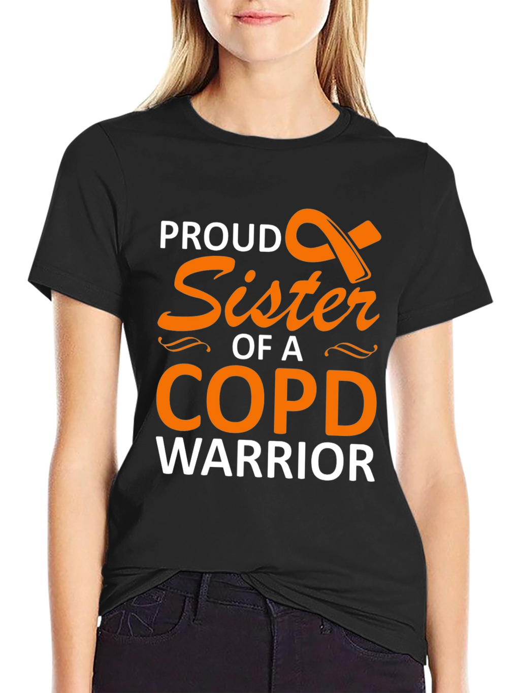 Proud Sister COPD Warrior Support T-Shirt