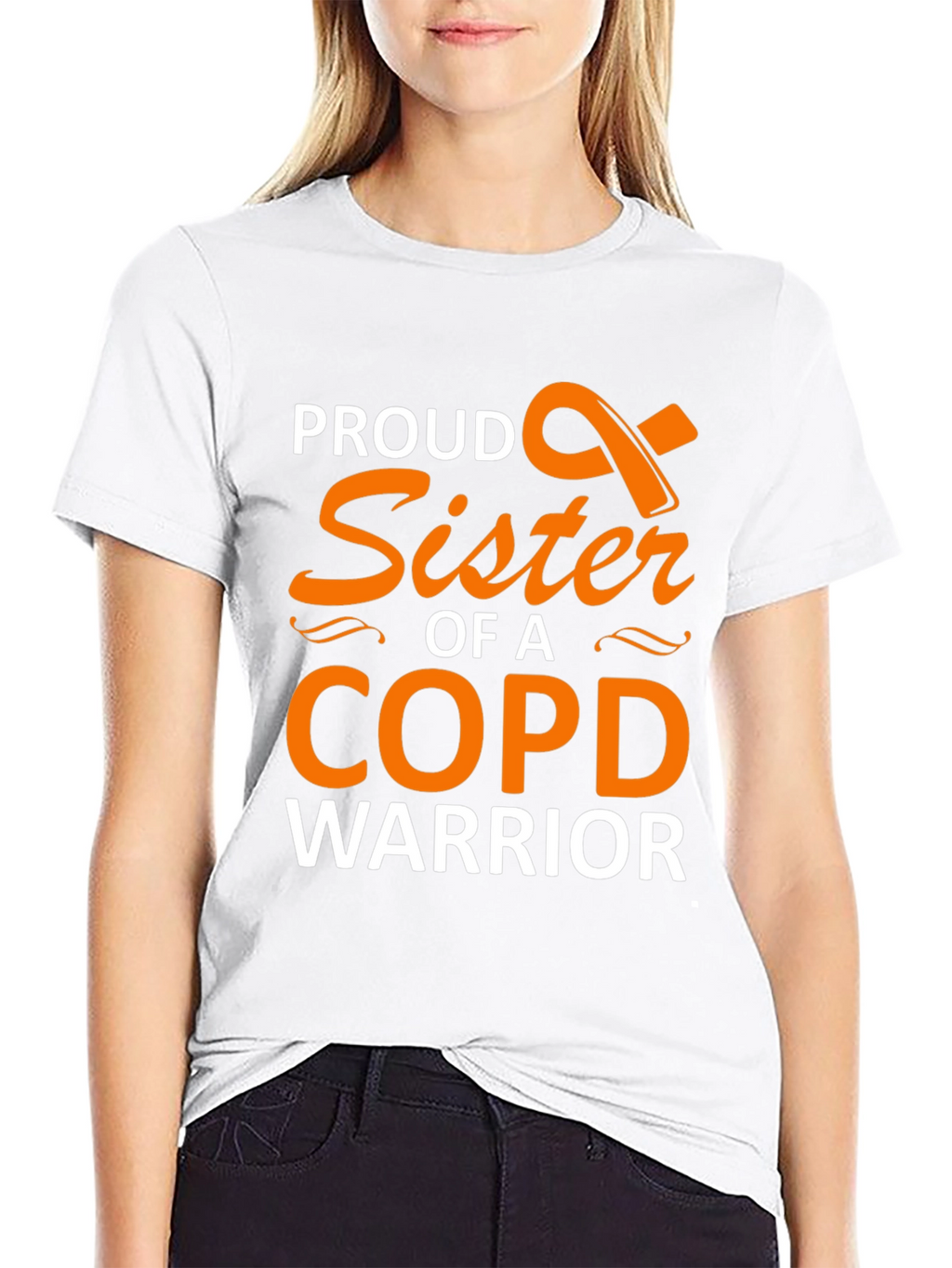 Proud Sister COPD Warrior Support T-Shirt