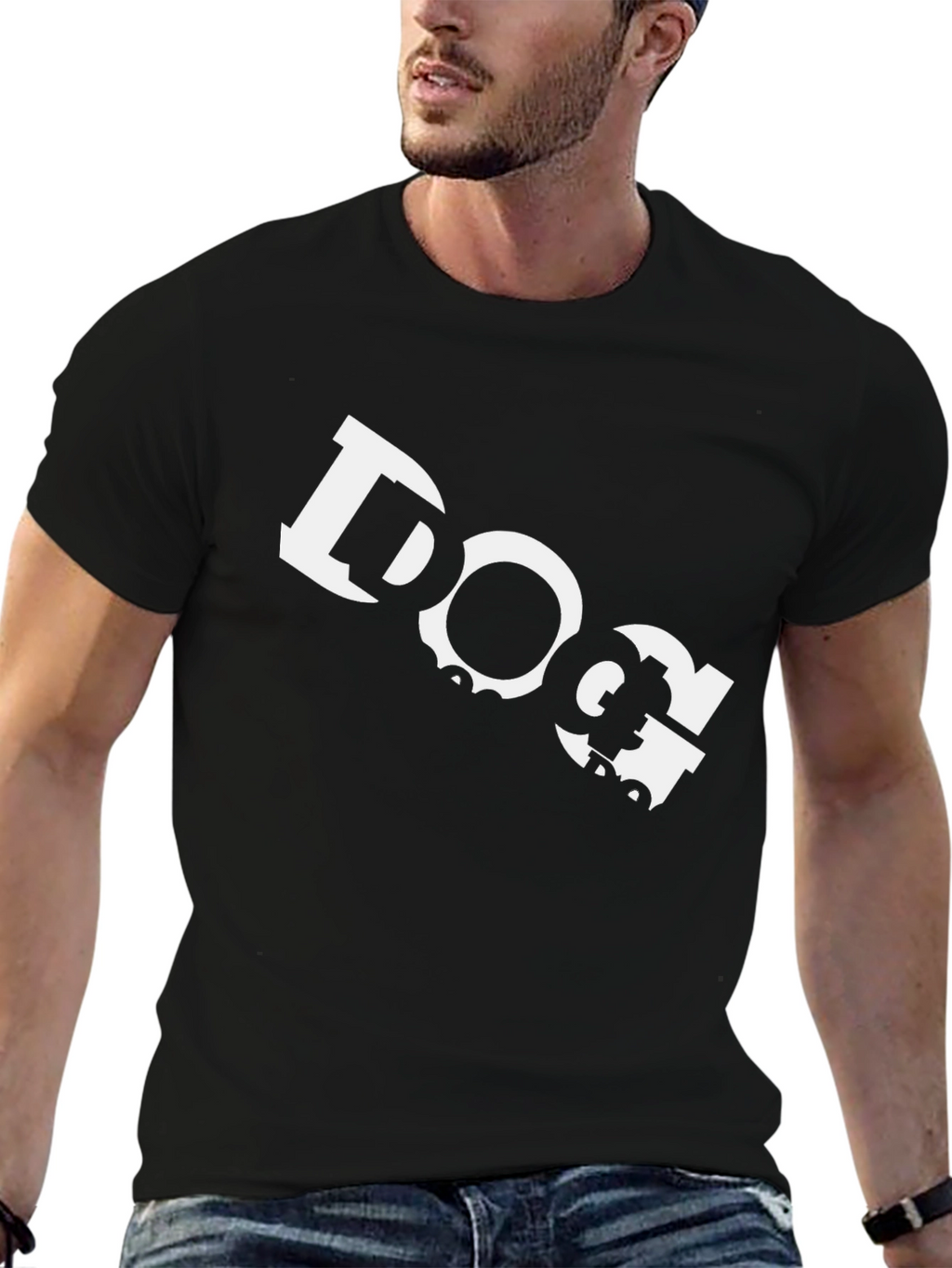 Dog Person Black T-Shirt