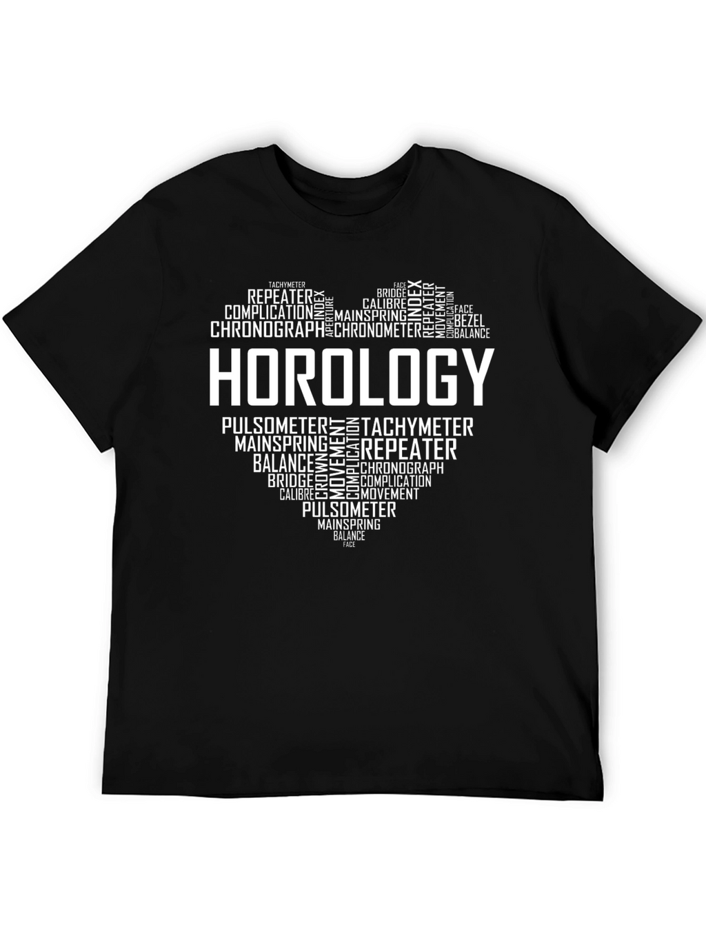 Horology Heart T-Shirt - Watch Lover Tee