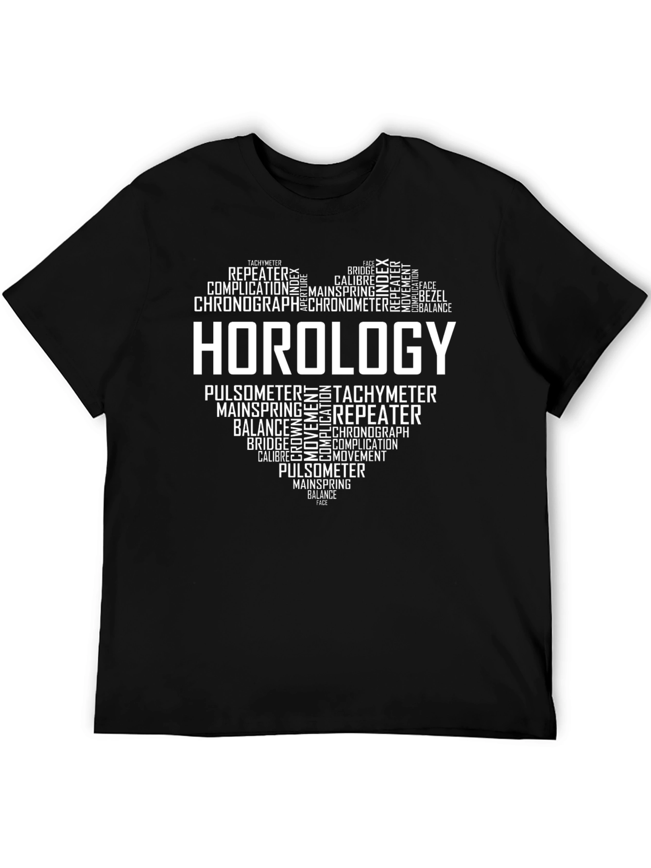 Horology Heart T-Shirt - Watch Lover Tee