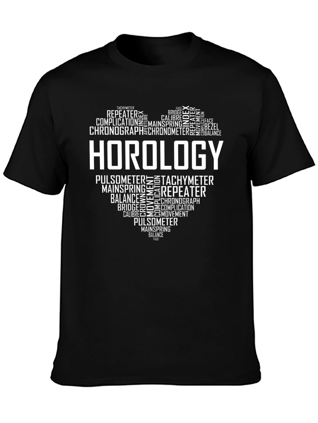 Horology Heart T-Shirt - Watch Lover Tee