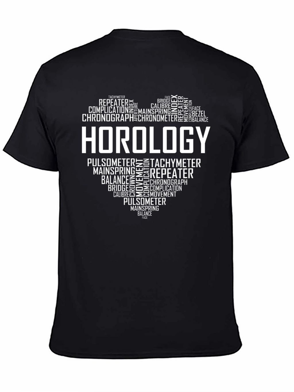 Horology Heart T-Shirt - Watch Lover Tee